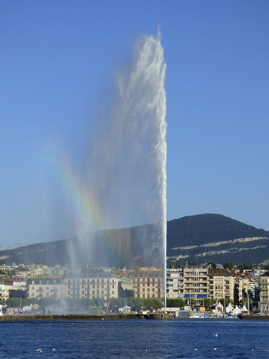 910x1213 The geneva water fountain 1080P, 2K, 4K, 5K HD wallpaper free