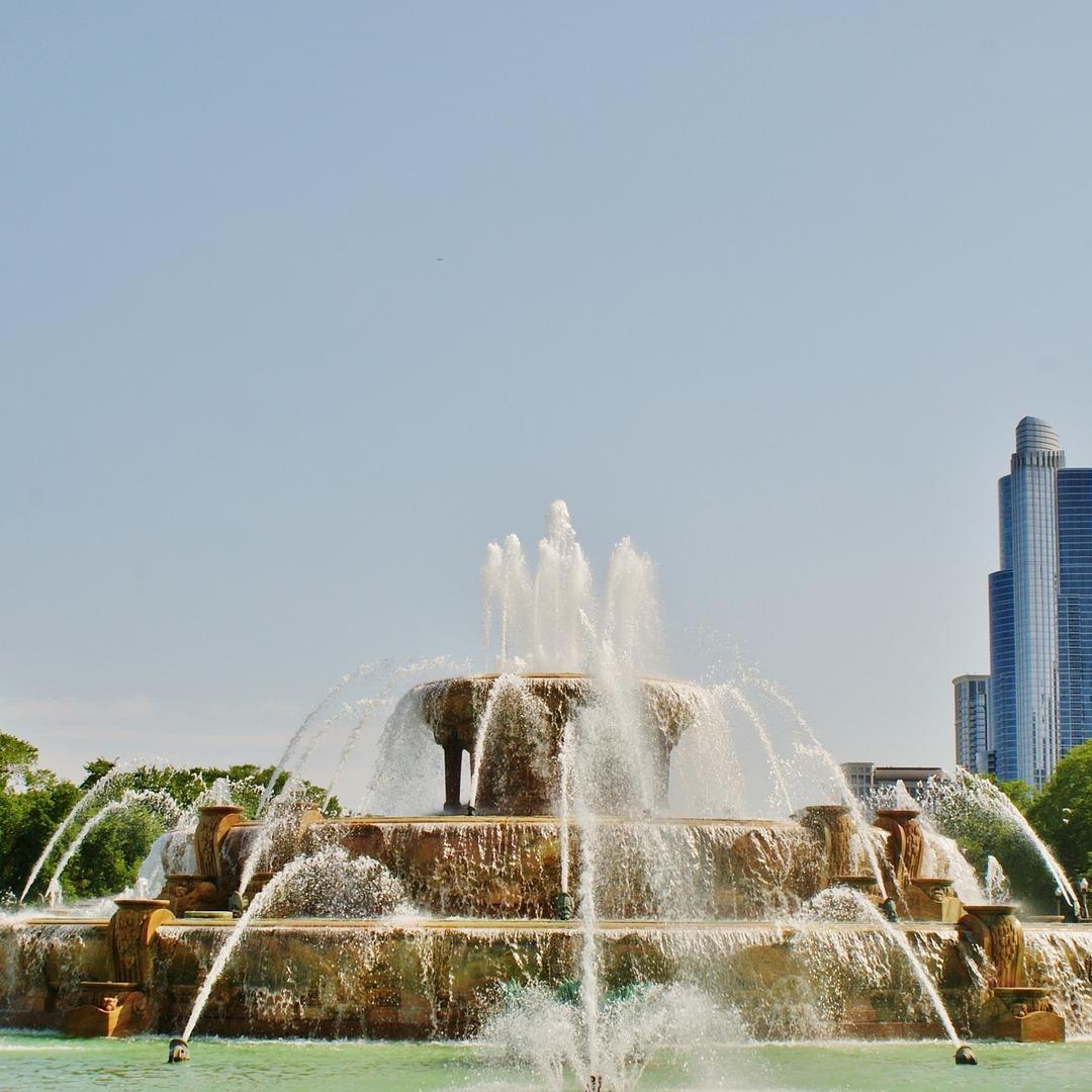 1080x1080 Fountain Wallpaper for Android