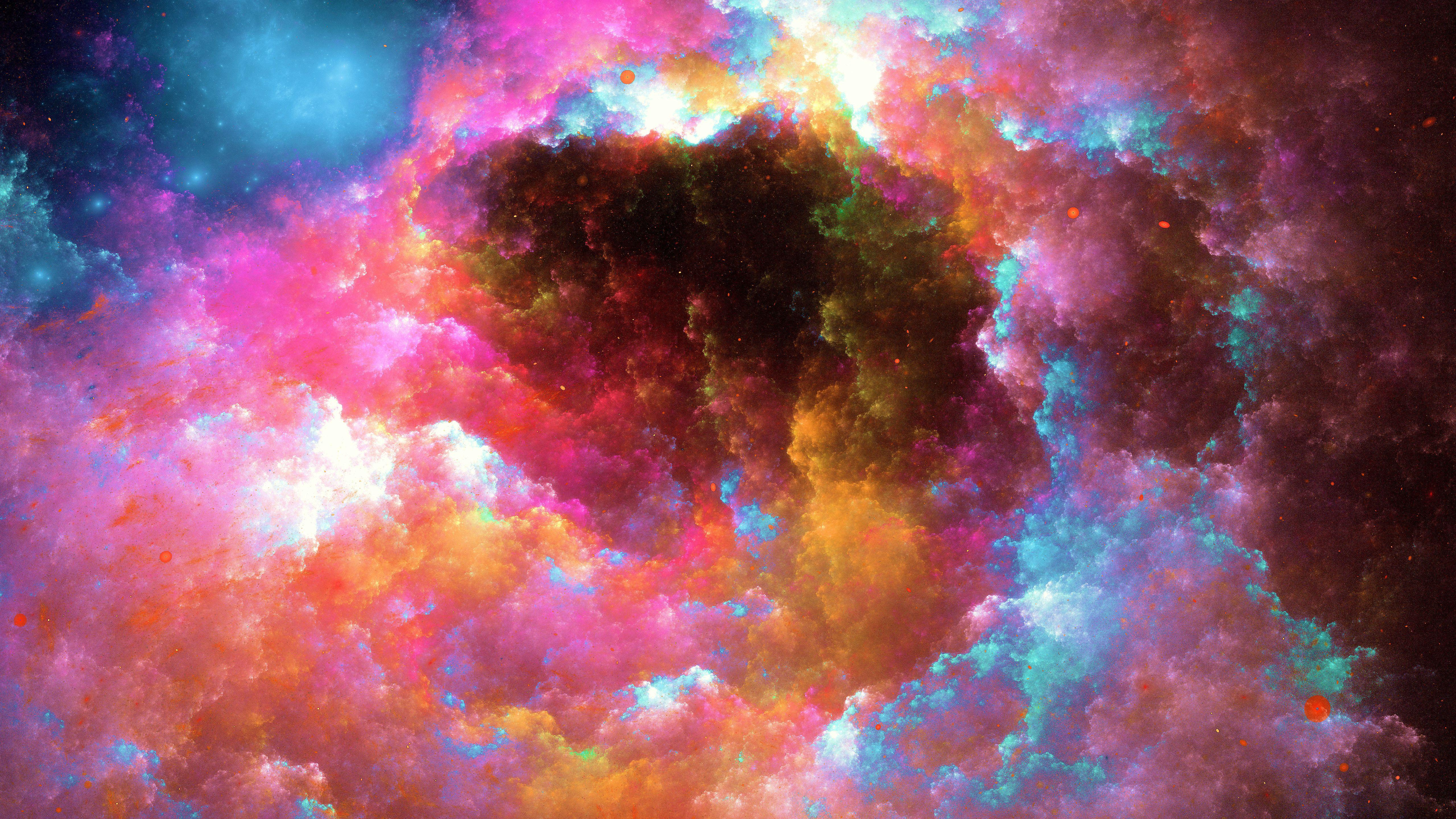 5120x2880 Colorful Nebula Digital Art 5k 5k HD 4k Wallpaper