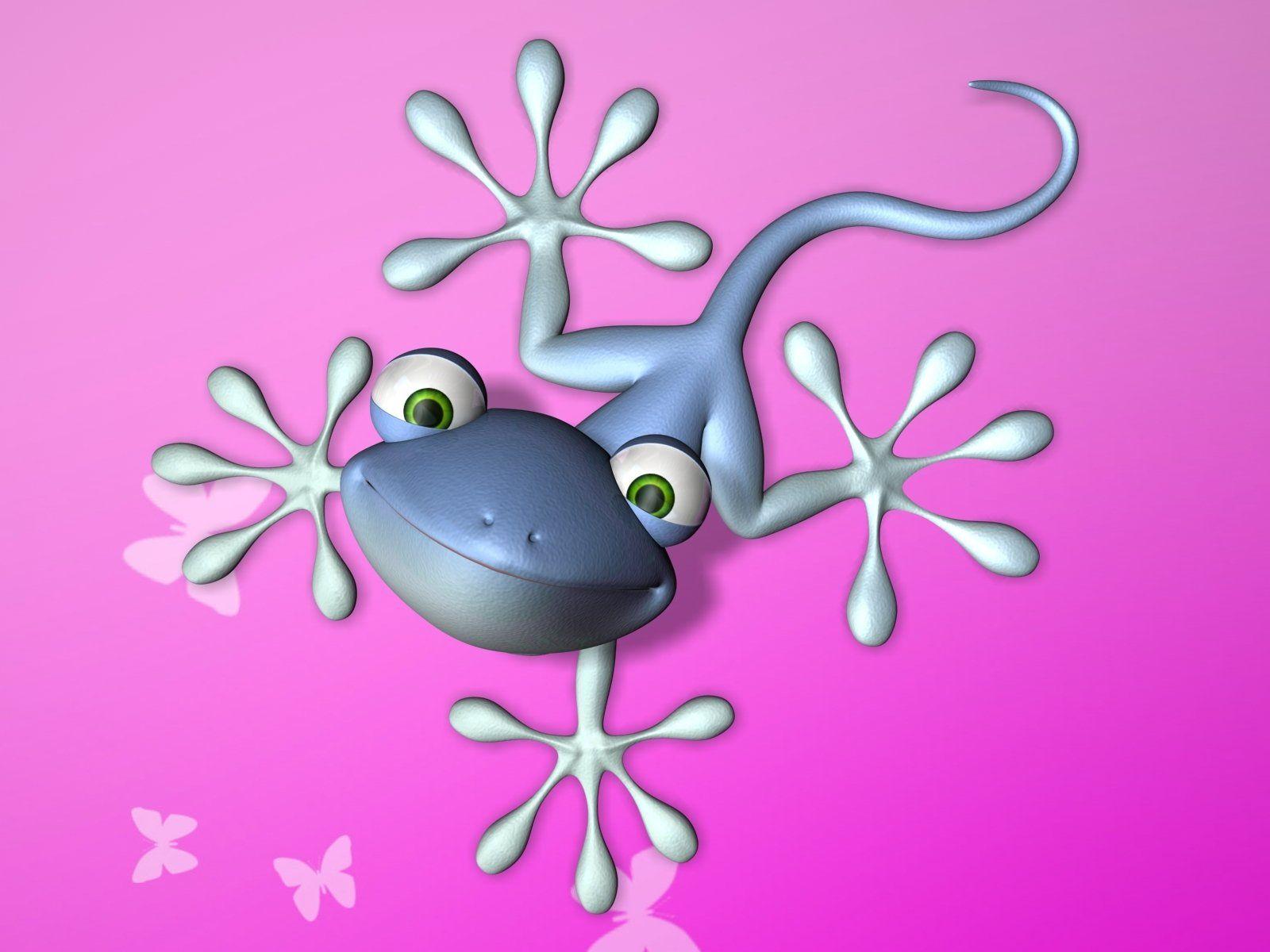 1600x1200 Cartoon gecko 3D Wallpaper and Background Imagex1200