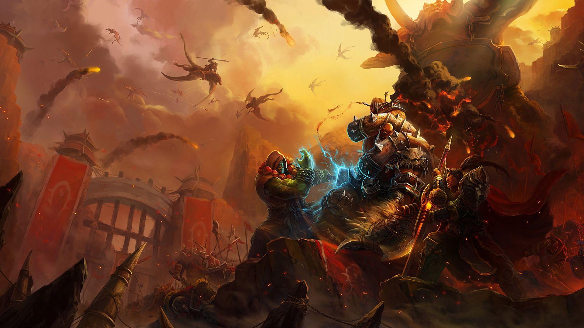 1920x1080 World of Warcraft, Thrall Wallpaper HD / Desktop and Mobile