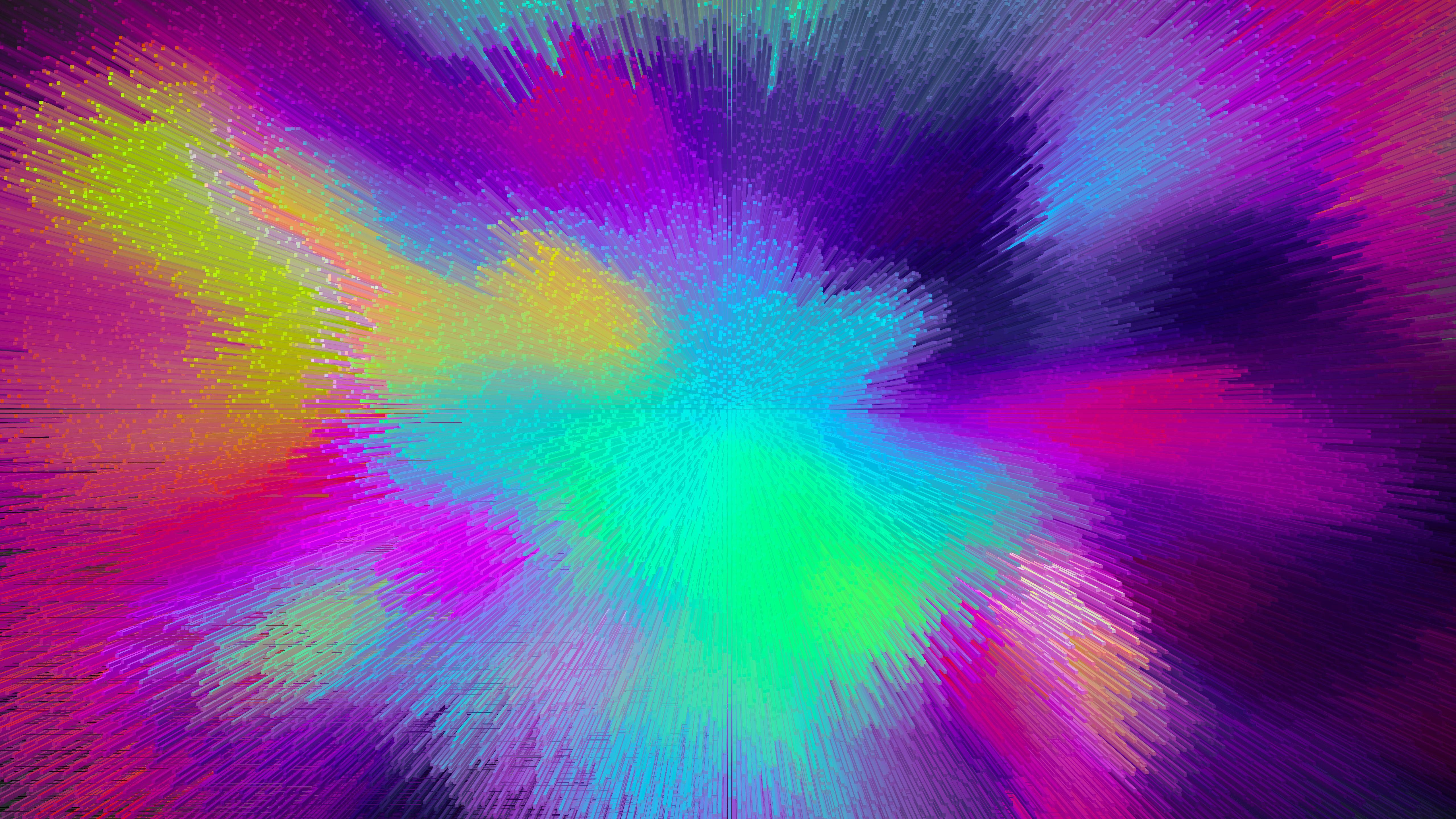 5120x2880 Abstract Colorful Wave 5k 5k HD 4k Wallpaper, Image