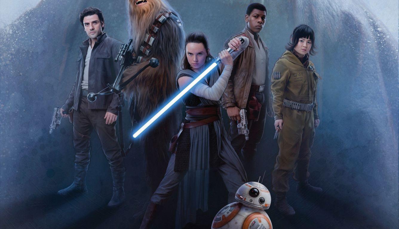 1336x768 Star Wars Sequel Trilogy Characters Wallpaper
