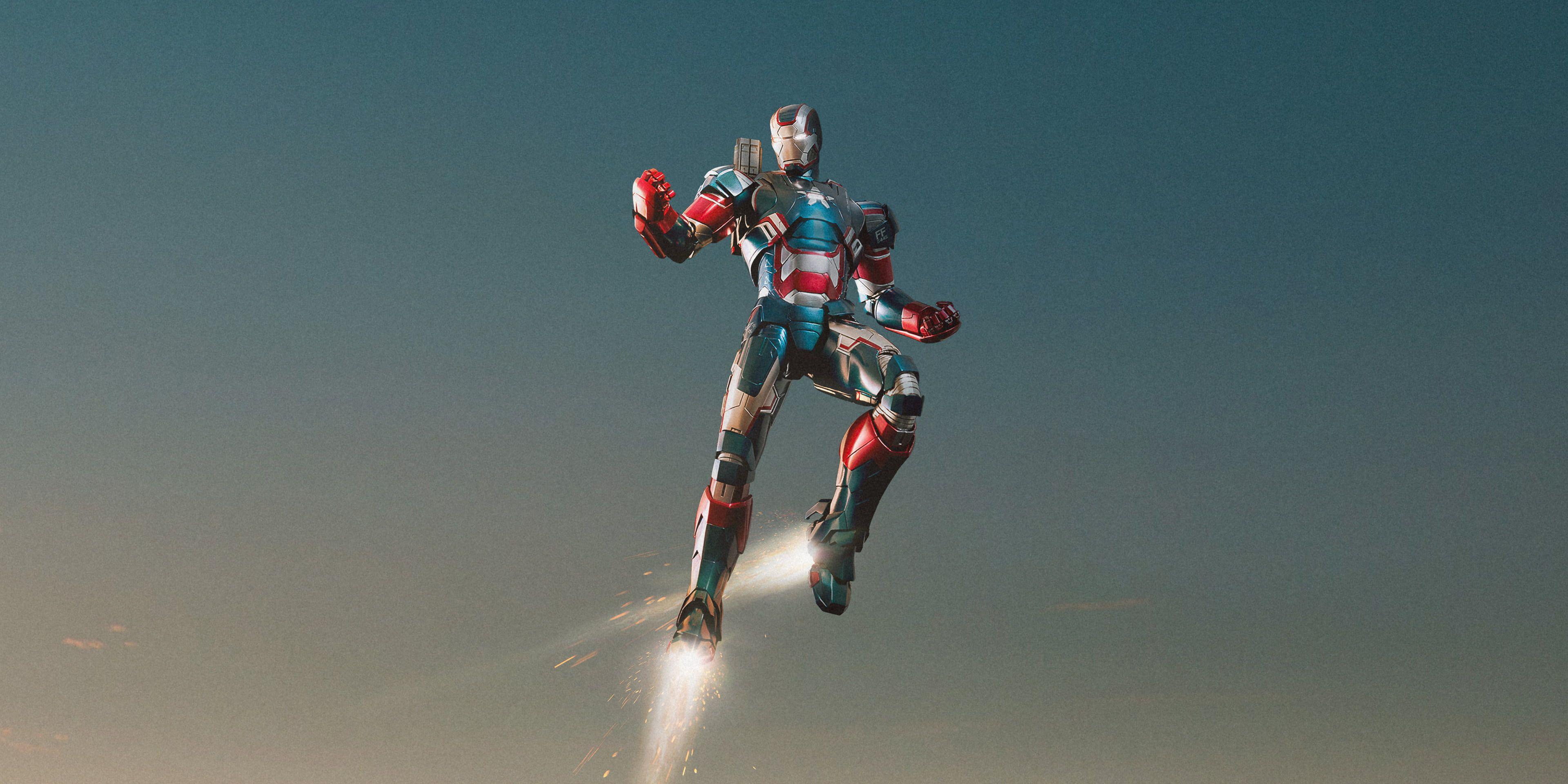 3840x1920 Iron Man Vs War Machine