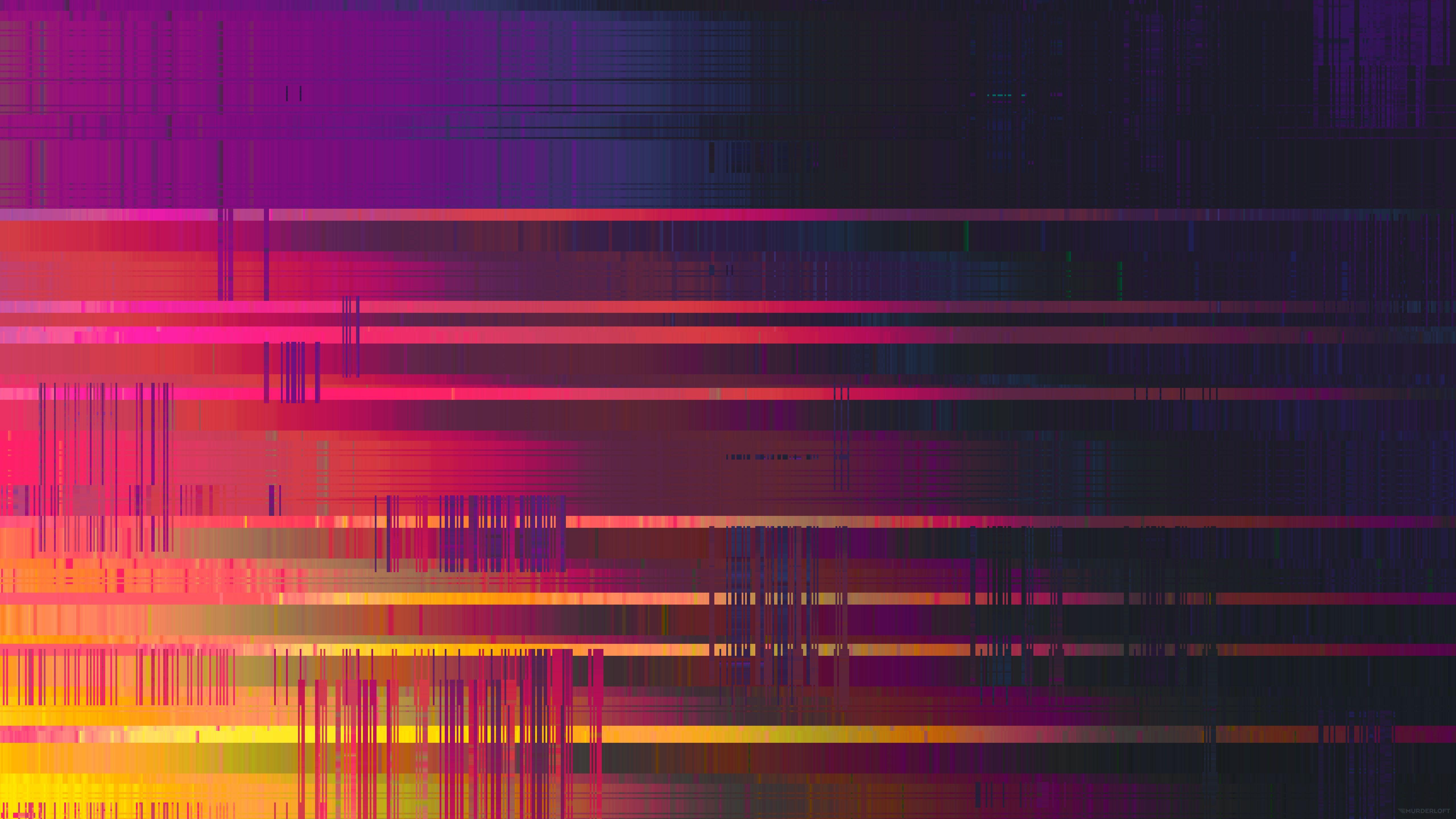 5120x2880 Download 5120x2880 Retrowave Stripes, Neon Colors Wallpaper