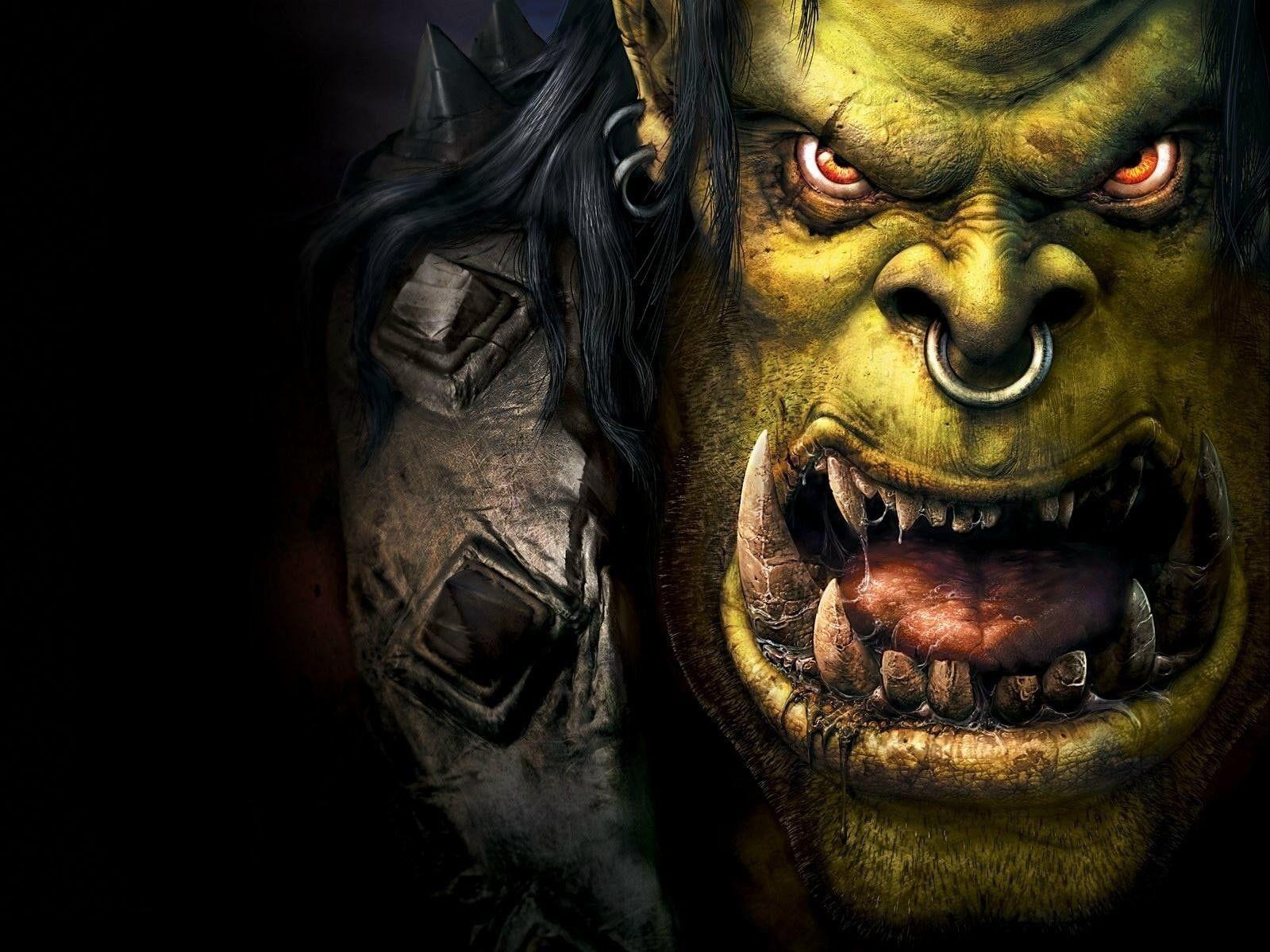 1600x1200 Brown and black wooden wall decor, video games, Thrall, Orc, WOW 3