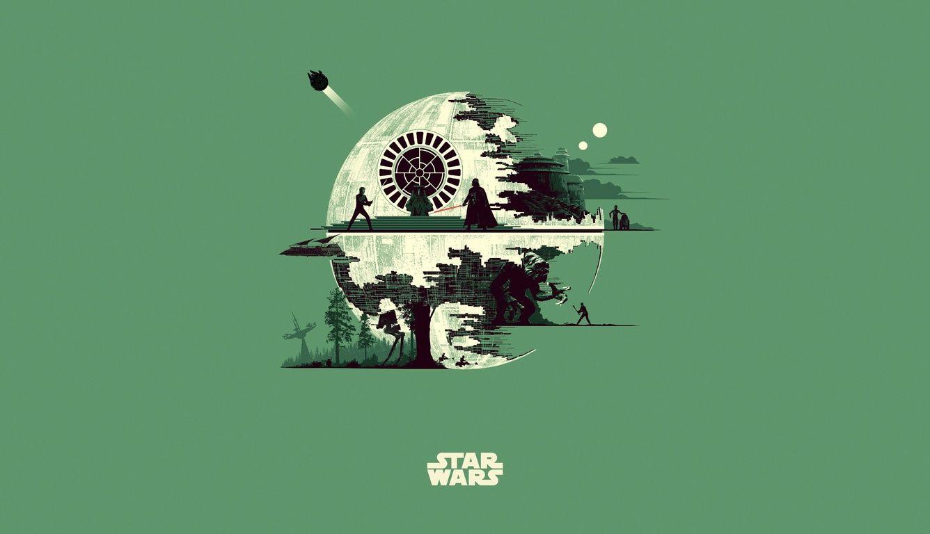 1336x768 Star Wars Minimalism Artwork 5k Laptop HD HD 4k