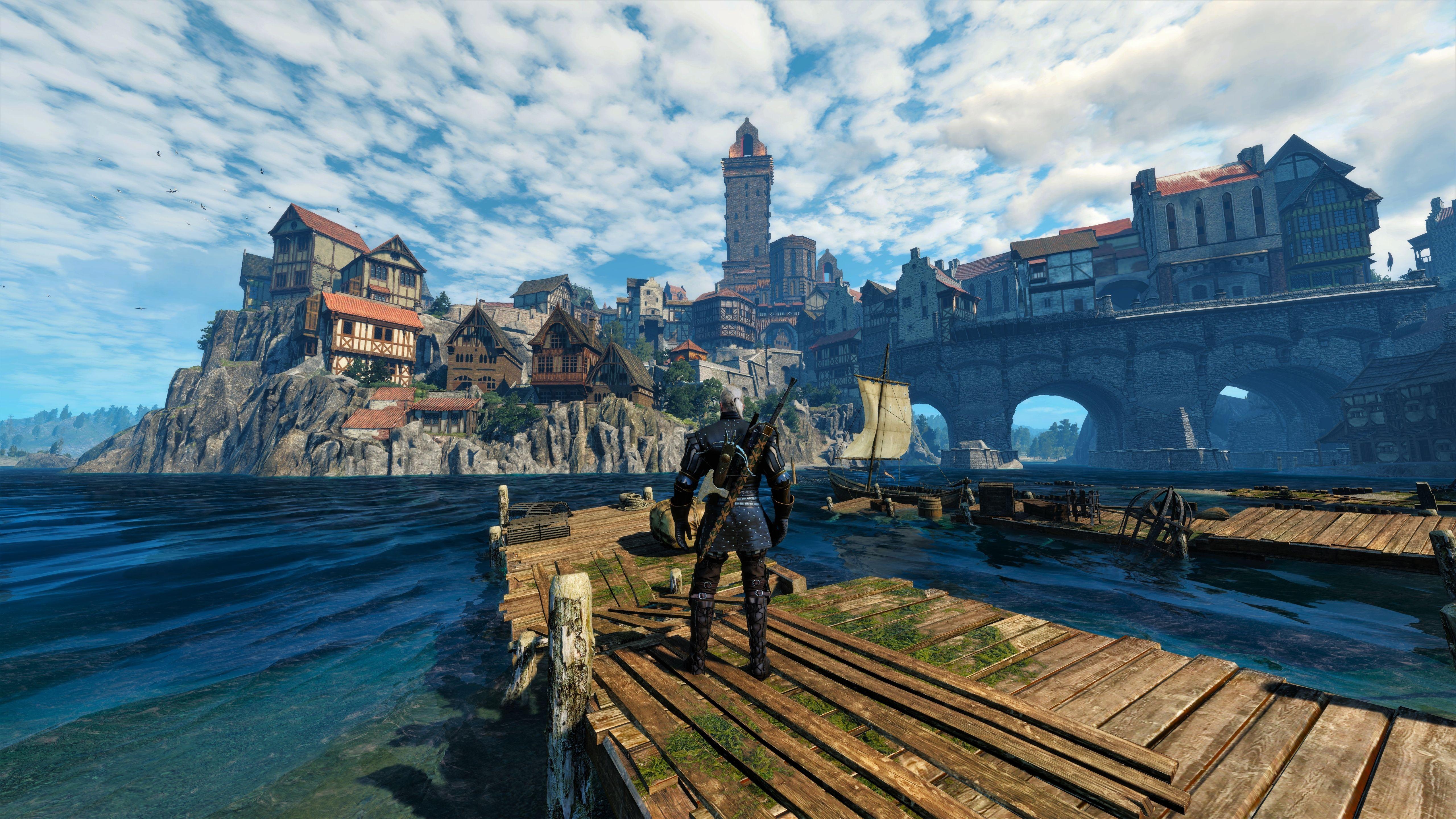 5120x2880 Download 5120x2880 wallpaper video game, geralt of rivia