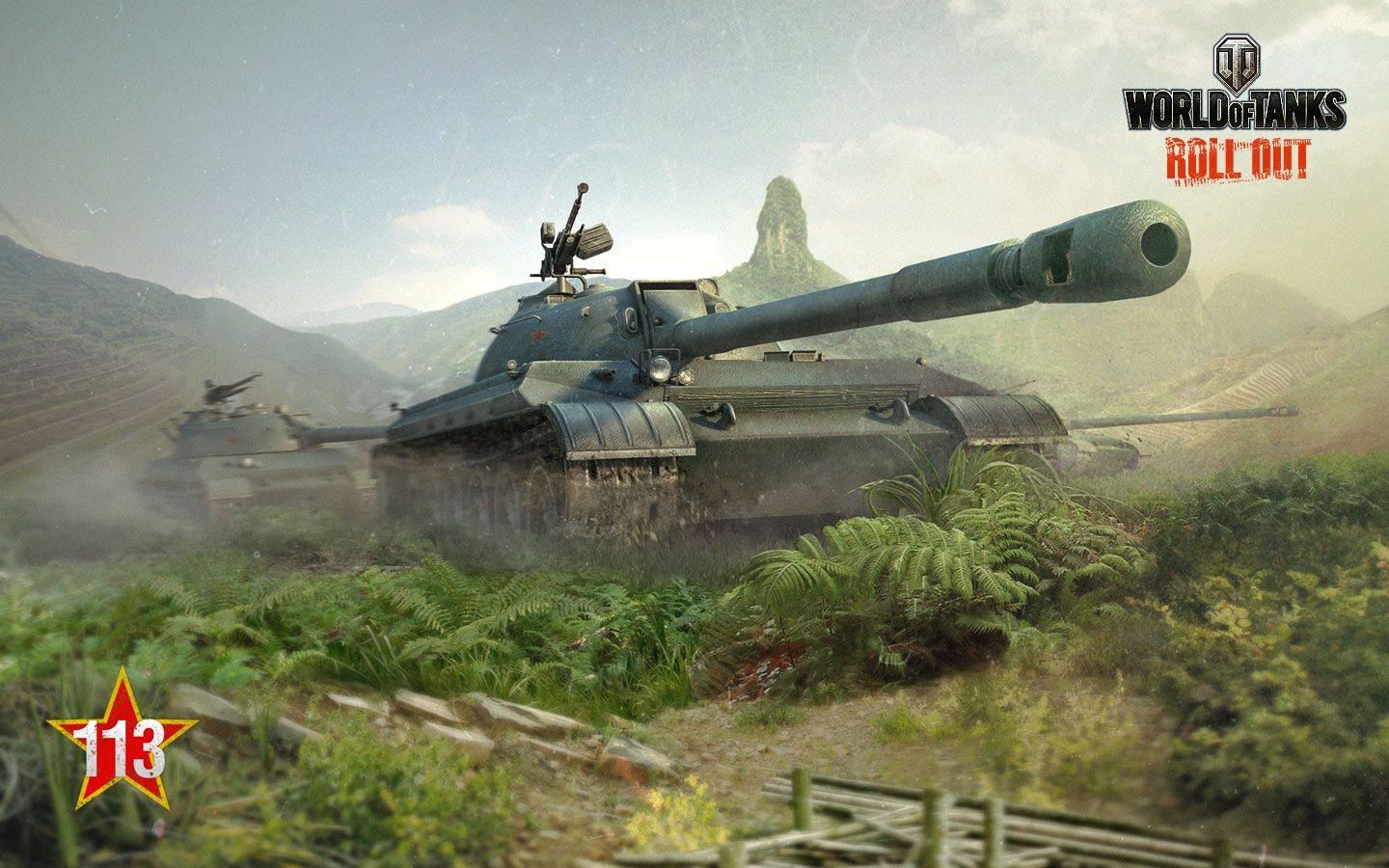 1440x900 World of Tanks (2011) promotional art