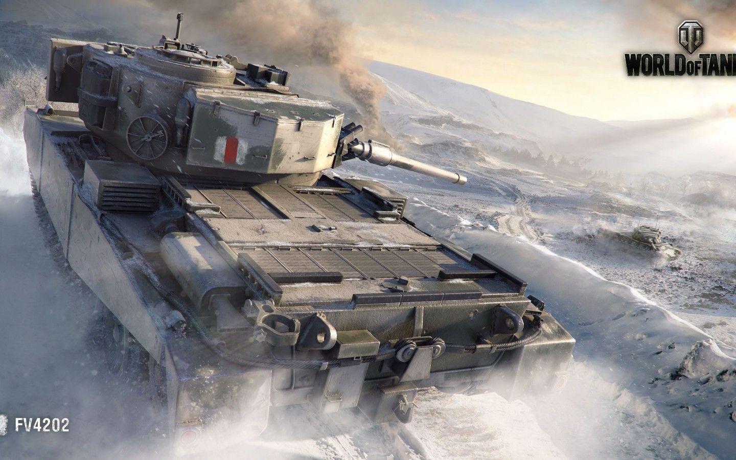 1440x900 Download World of Tanks FV4202 Full HD Wallpaper for Desktop