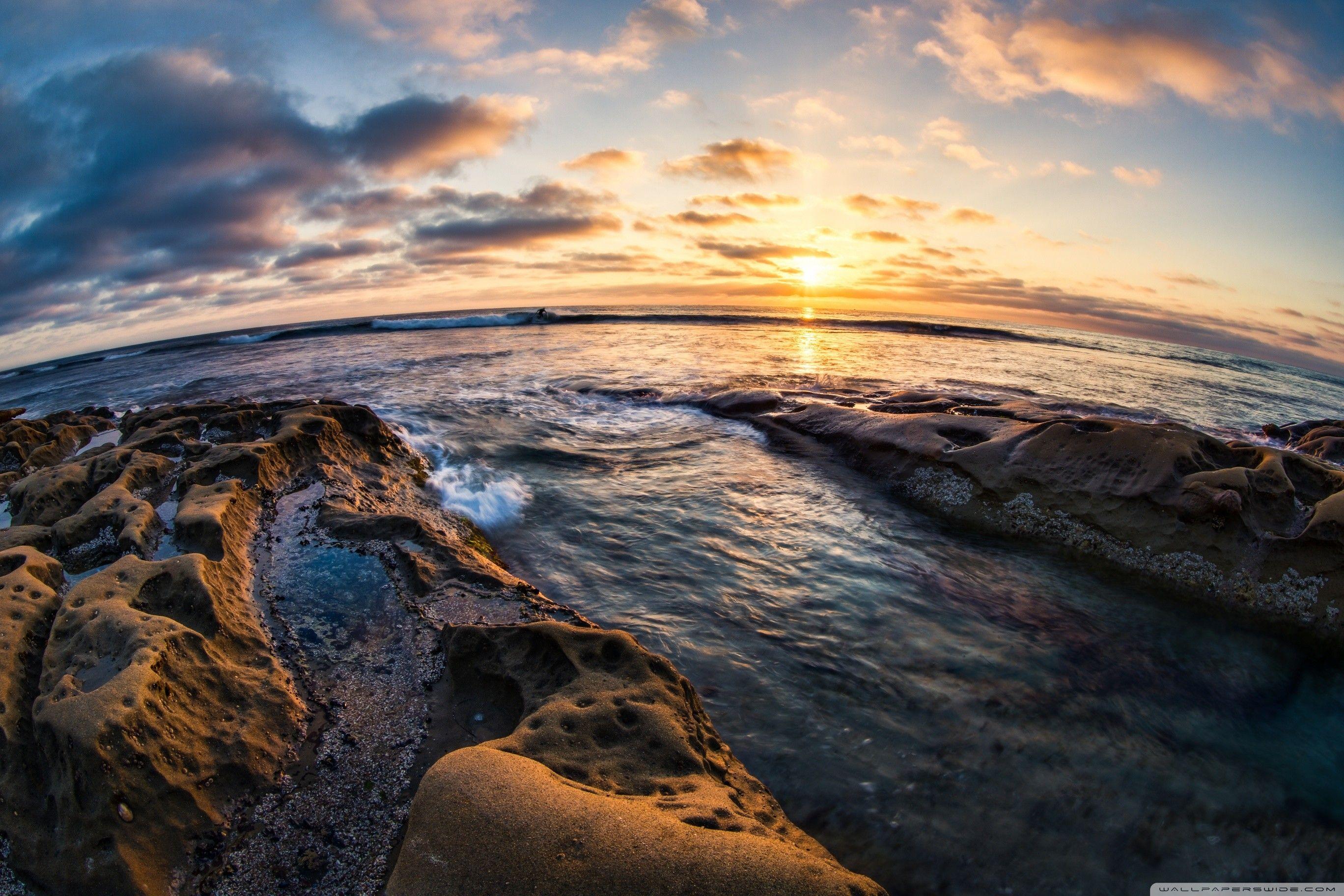 2736x1824 Huntington Beach Wallpaper