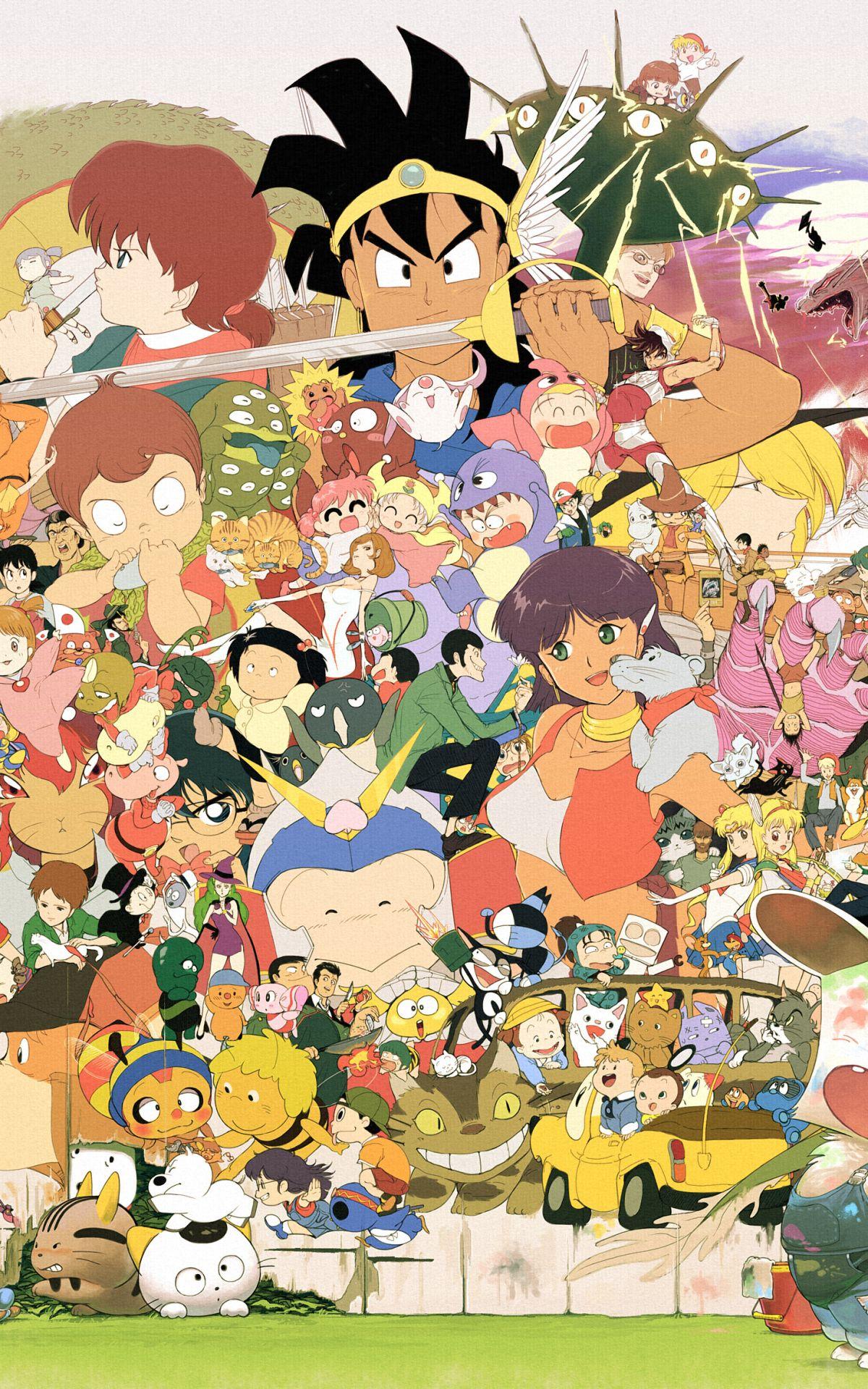 1200x1920 Anime Crossover (1200x1920) Wallpaper