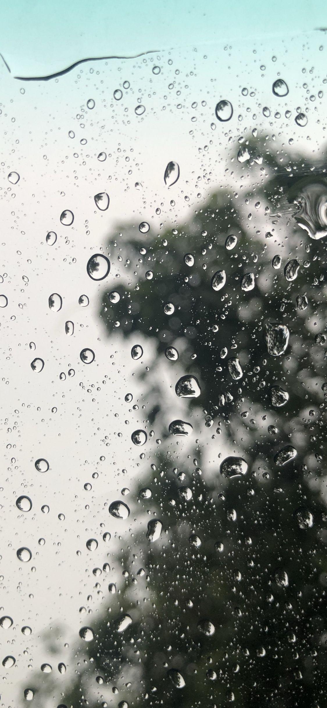 1125x2436 Droplets, rain drops, surface wallpaper, 3024x HD image