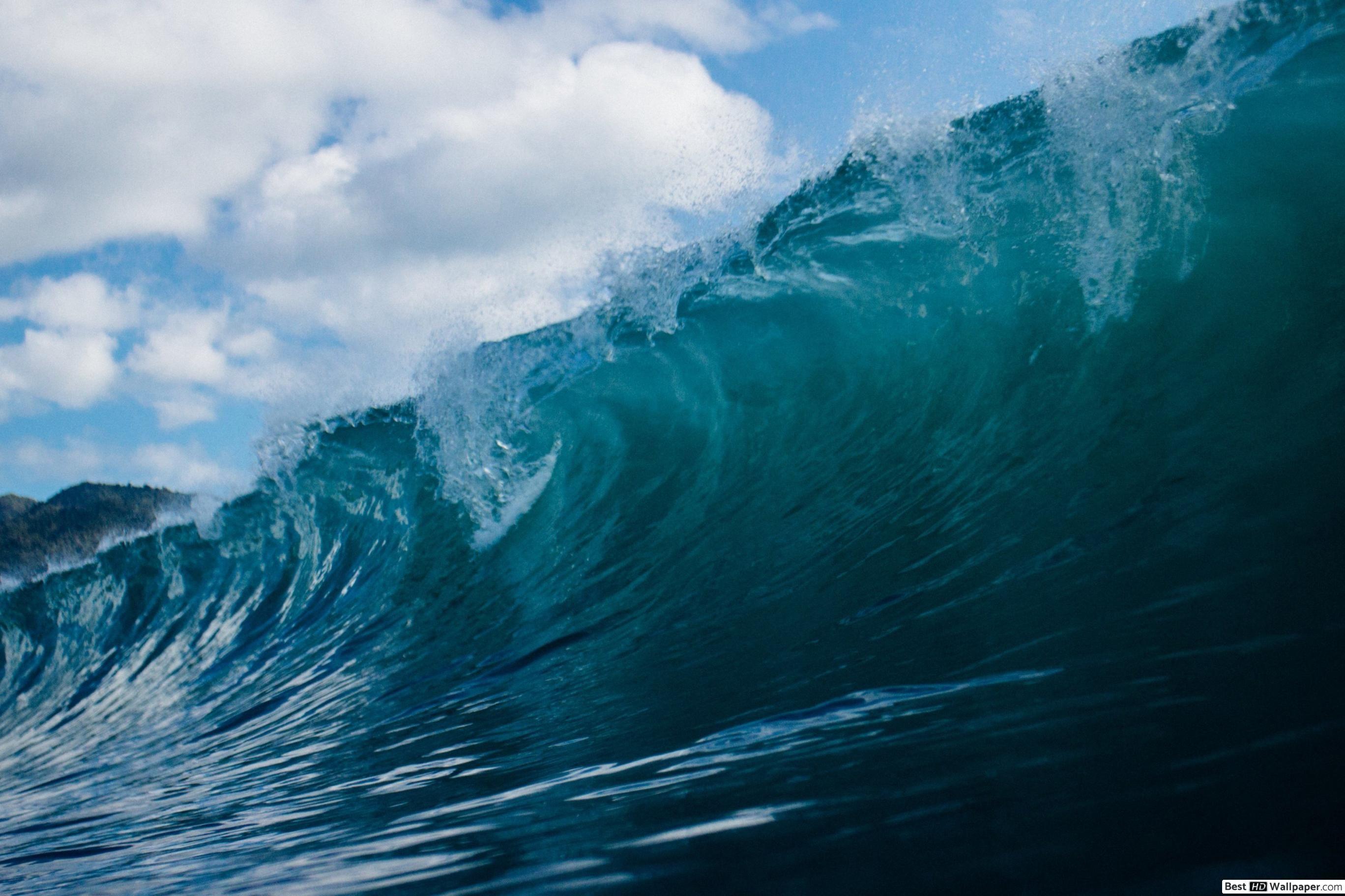 2736x1824 Ocean Wave HD wallpaper download