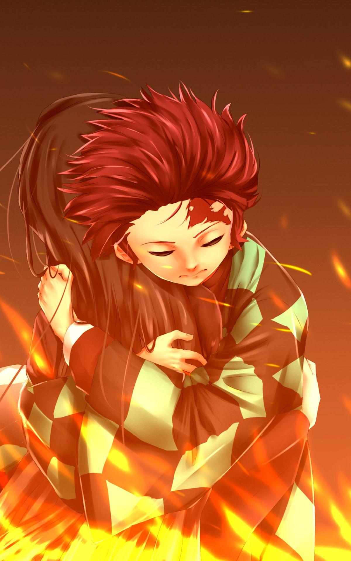 1200x1920 Anime Nezuko Kamado 1200x1920 Resolution Wallpaper, HD