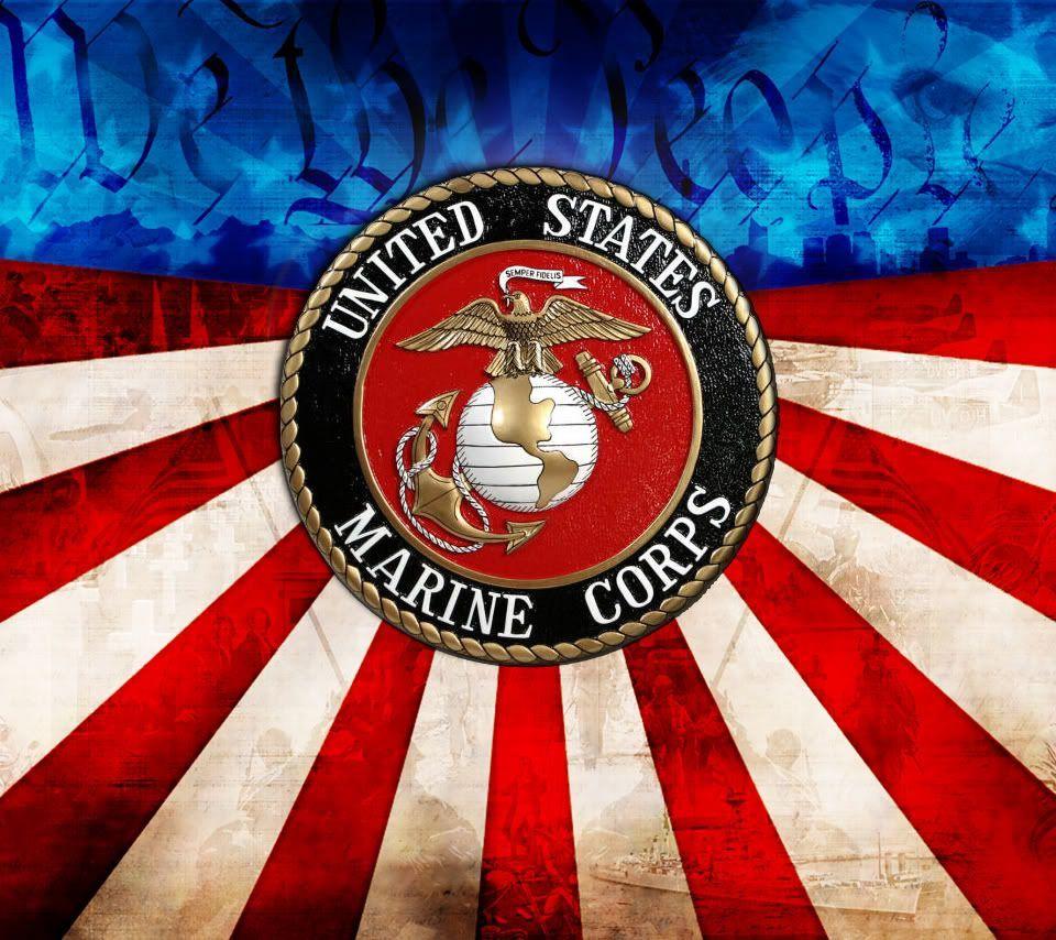 USMC Logo Wallpapers Top Free USMC Logo Backgrounds WallpaperAccess