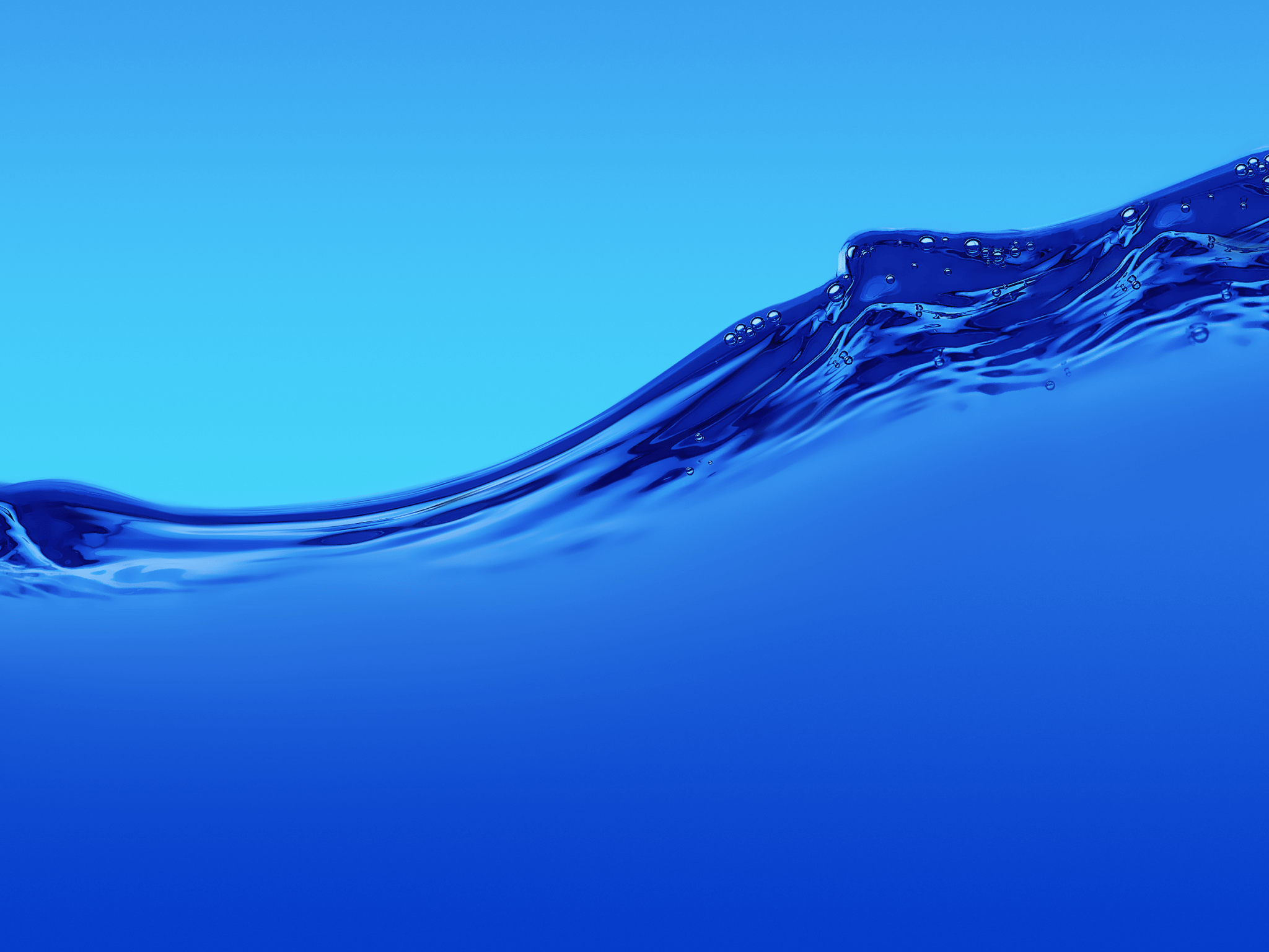 2048x1536 Download 2048x1536 Water Bubbles, Blue Wallpaper for Ainol Novo 9
