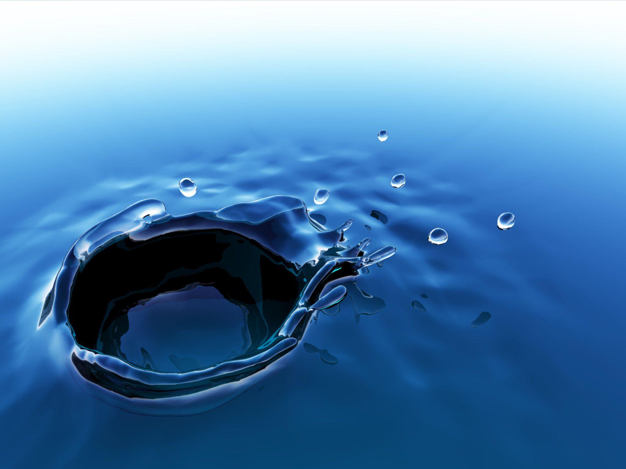 2048x1536 Free download Full HD Wallpaper Abstract Water Blue 2048x1536