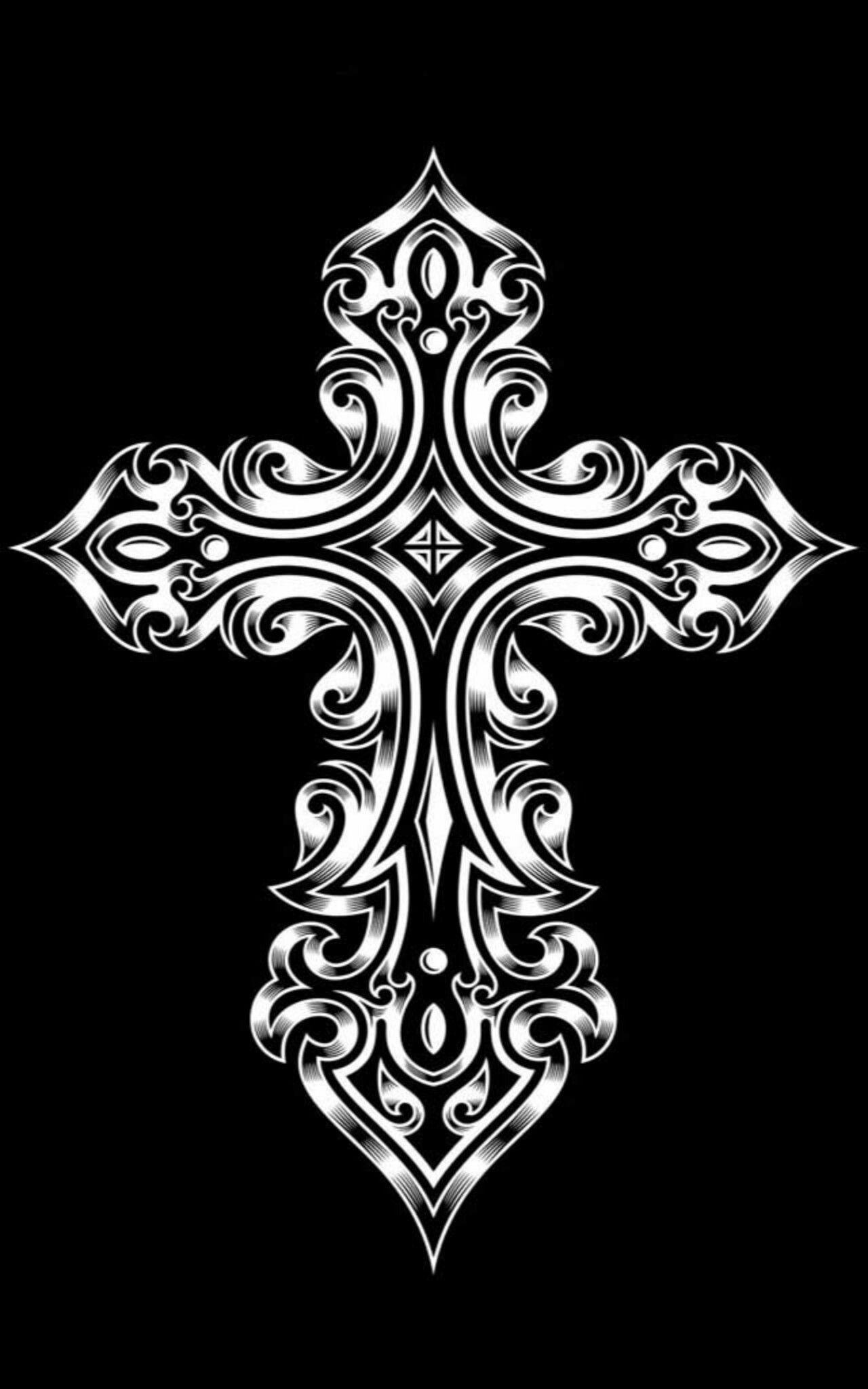 1280x2048 Cross Wallpaper, Black HD Wallpaper, Cross Symbol