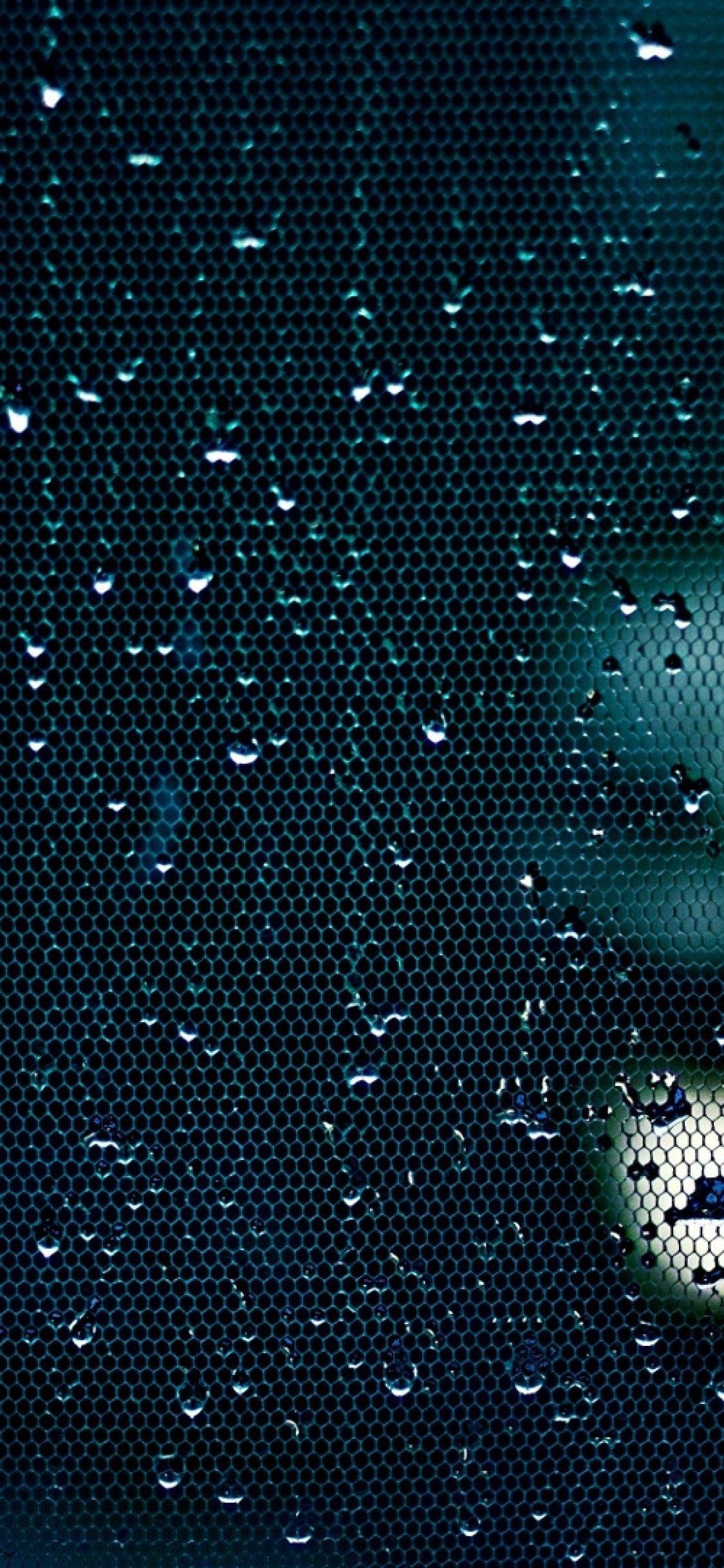 1125x2436 Water Drops, Rain, Screen iPad Wallpaper 2019