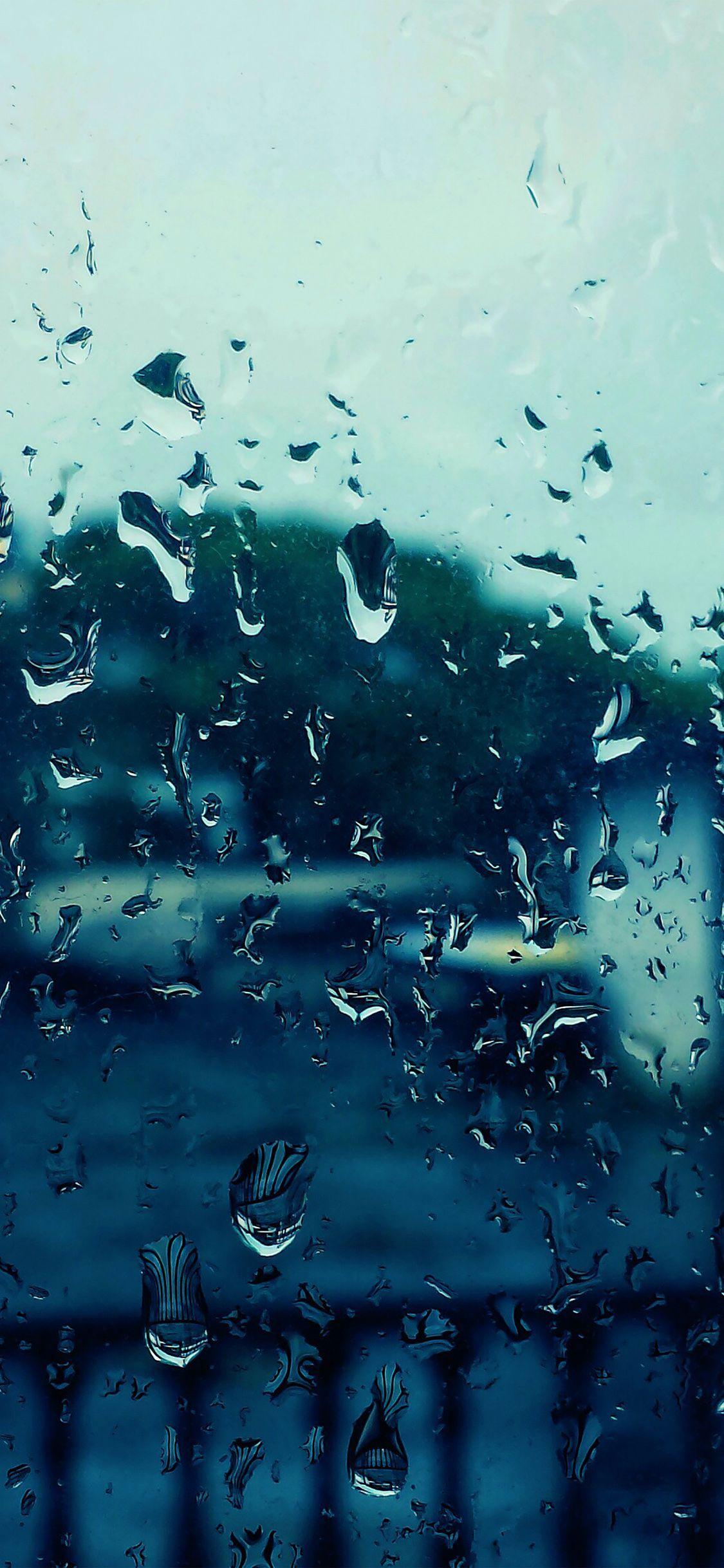 1125x2436 iPhone X Wallpaper Rain, Download Wallpaper
