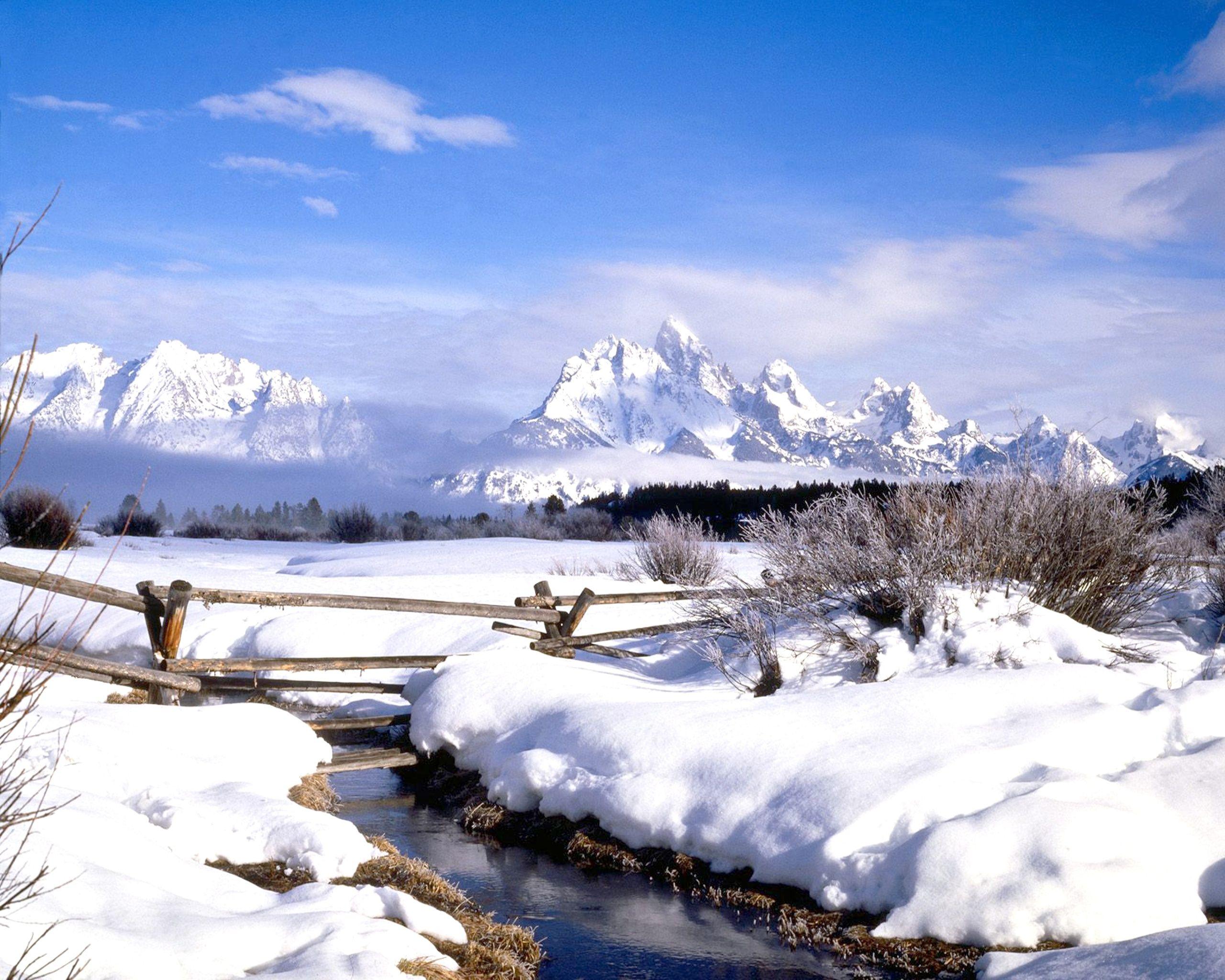 2560x2048 Winter Wyoming Wallpaper
