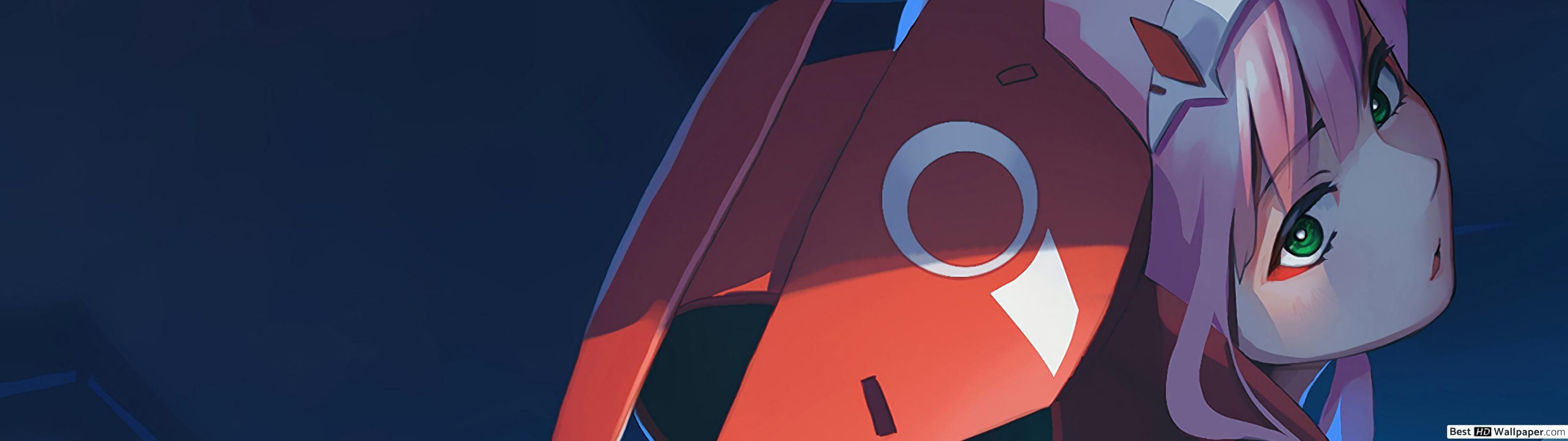 3200x900 Zero Two in the Franxx HD wallpaper download