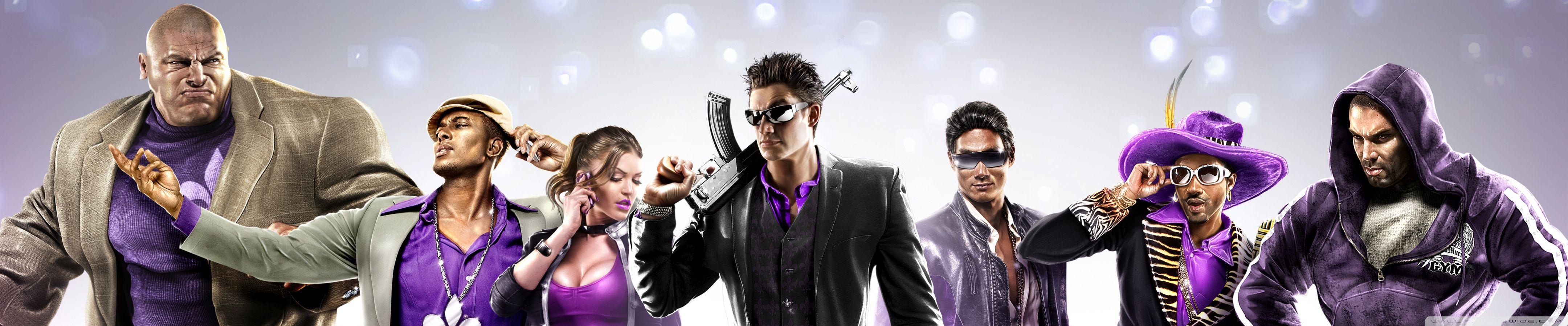 4320x900 Saints Row The Third, Gang, Video Game Ultra HD Desktop Background