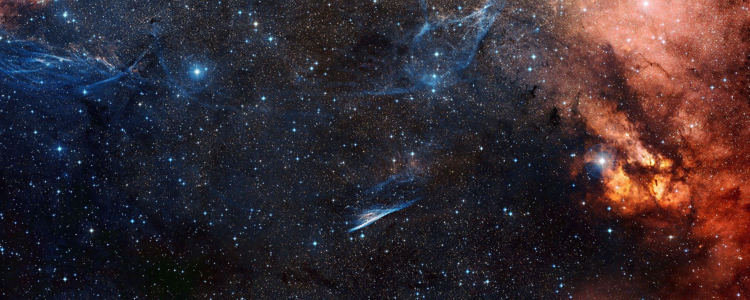 2560x1024 Download wallpaper 2560x1024 space, sky, stars ultrawide monitor