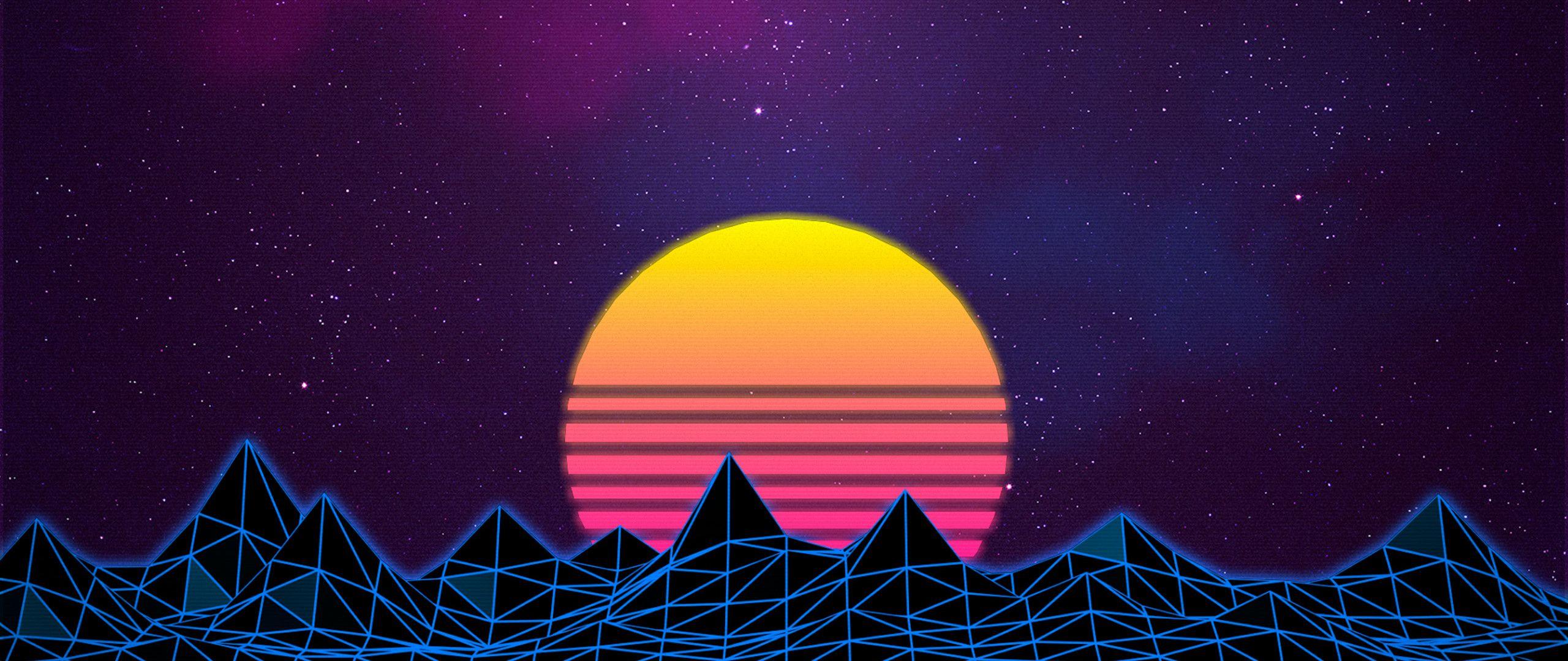 2560x1080 Retrowave 2560x1080 Resolution HD 4k Wallpaper, Image, Background, Photo and Picture