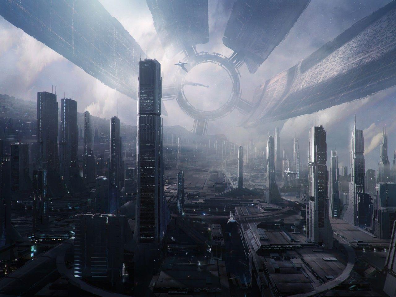 1280x960 Future City Wallpaper