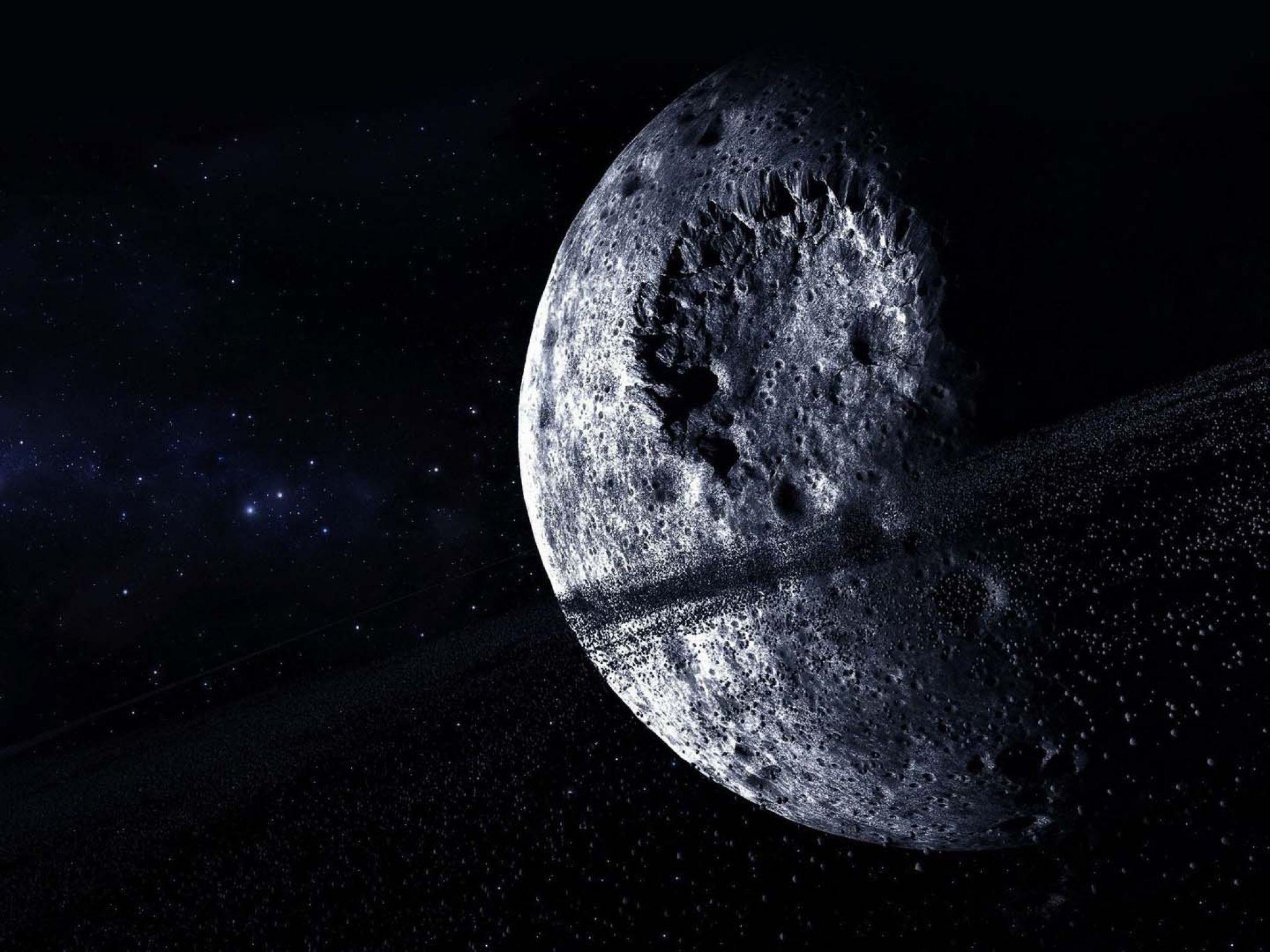 2048x1536 High Definition Moon Picture Universe Wallpaper. All