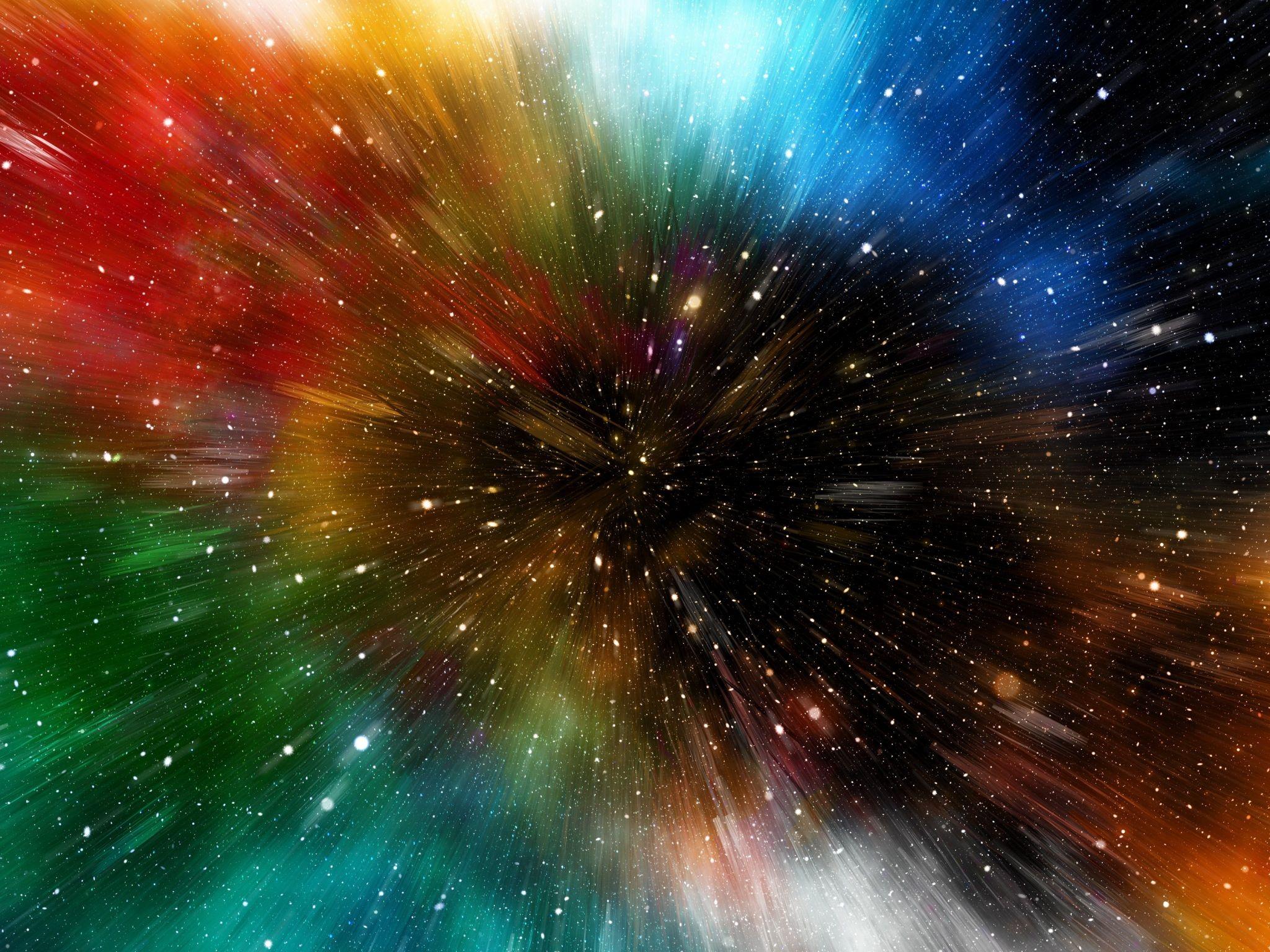 2048x1536 Wallpaper 4k universe, galaxy, multicolored, immersion 4k Galaxy