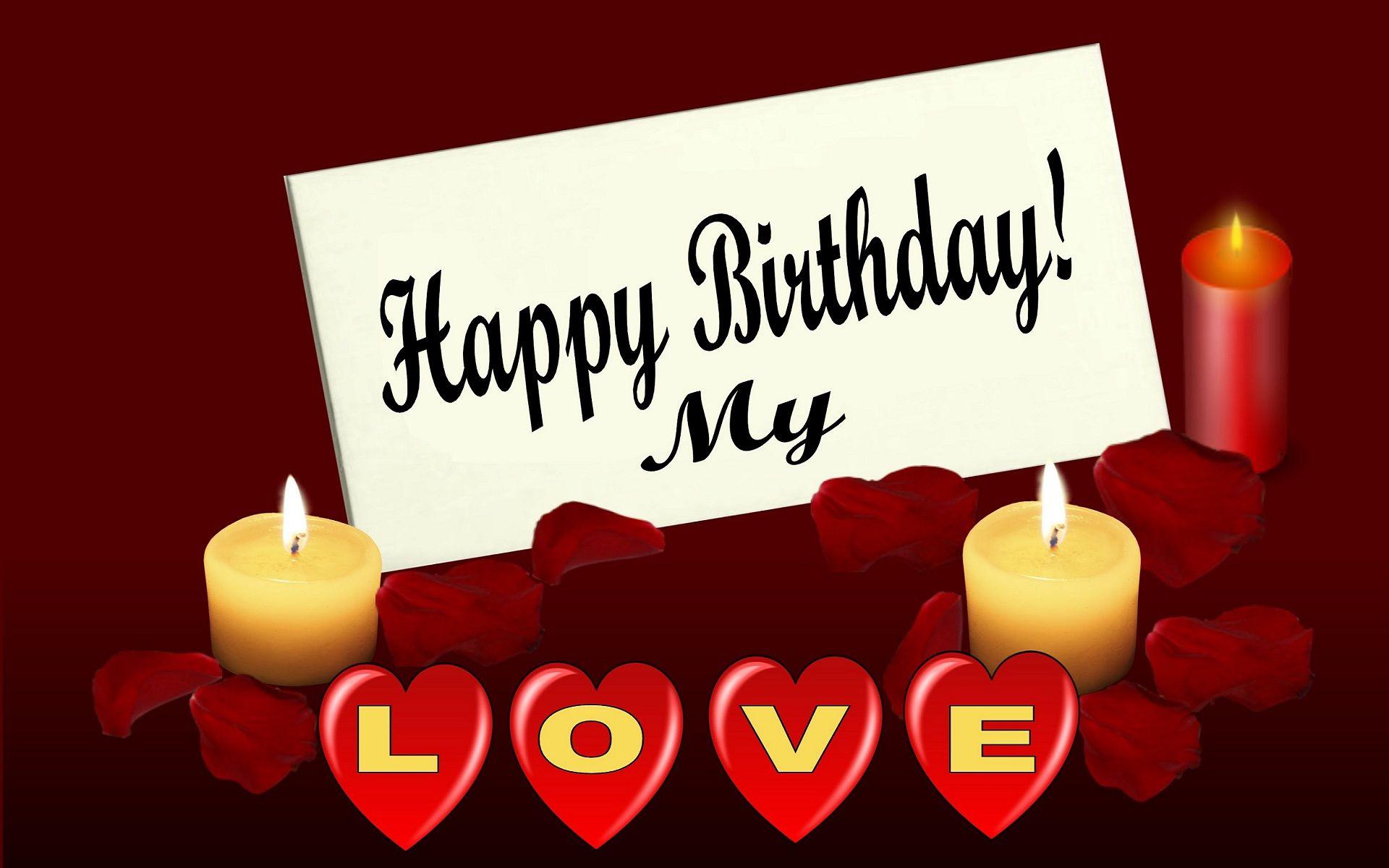 1920x1200 Tải xuống miễn phí Happy Birthday My Love Wallpaper Image amp