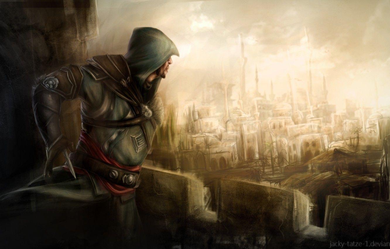 1332x850 Wallpaper Revelations, Ezio, Assassin's Creed, Costantinopoli