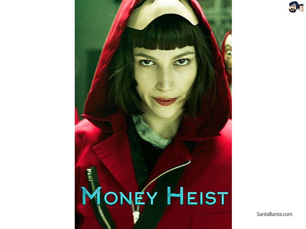 1024x768 Money Heist Mask Wallpaper