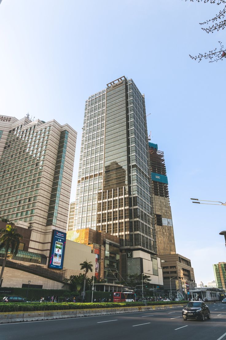 736x1104 HD wallpaper: Jakarta, Indonesia, city, architecture, skyline, building