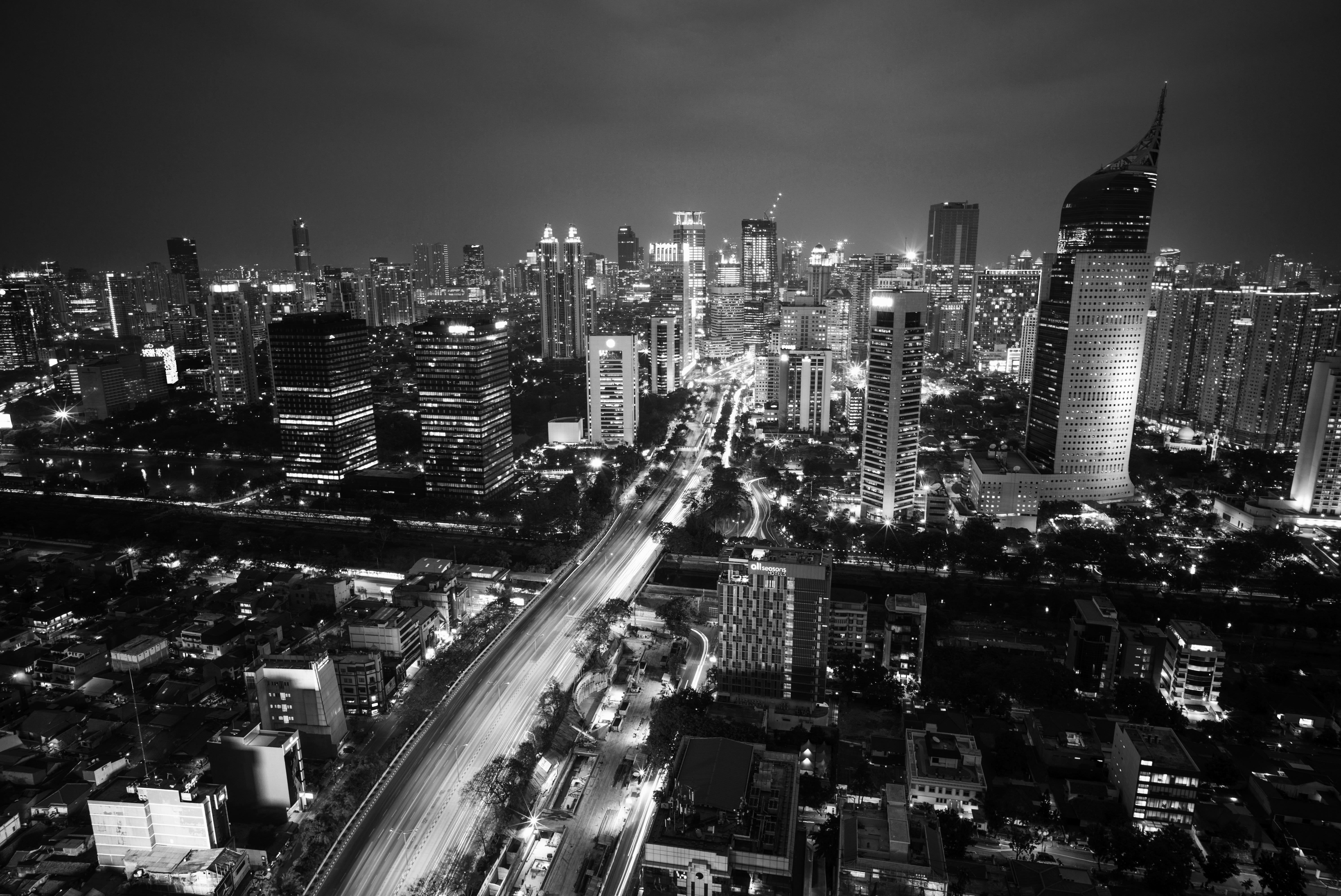 5976x3992 Cityscape of Central Jakarta in Indonesia image Domain photo