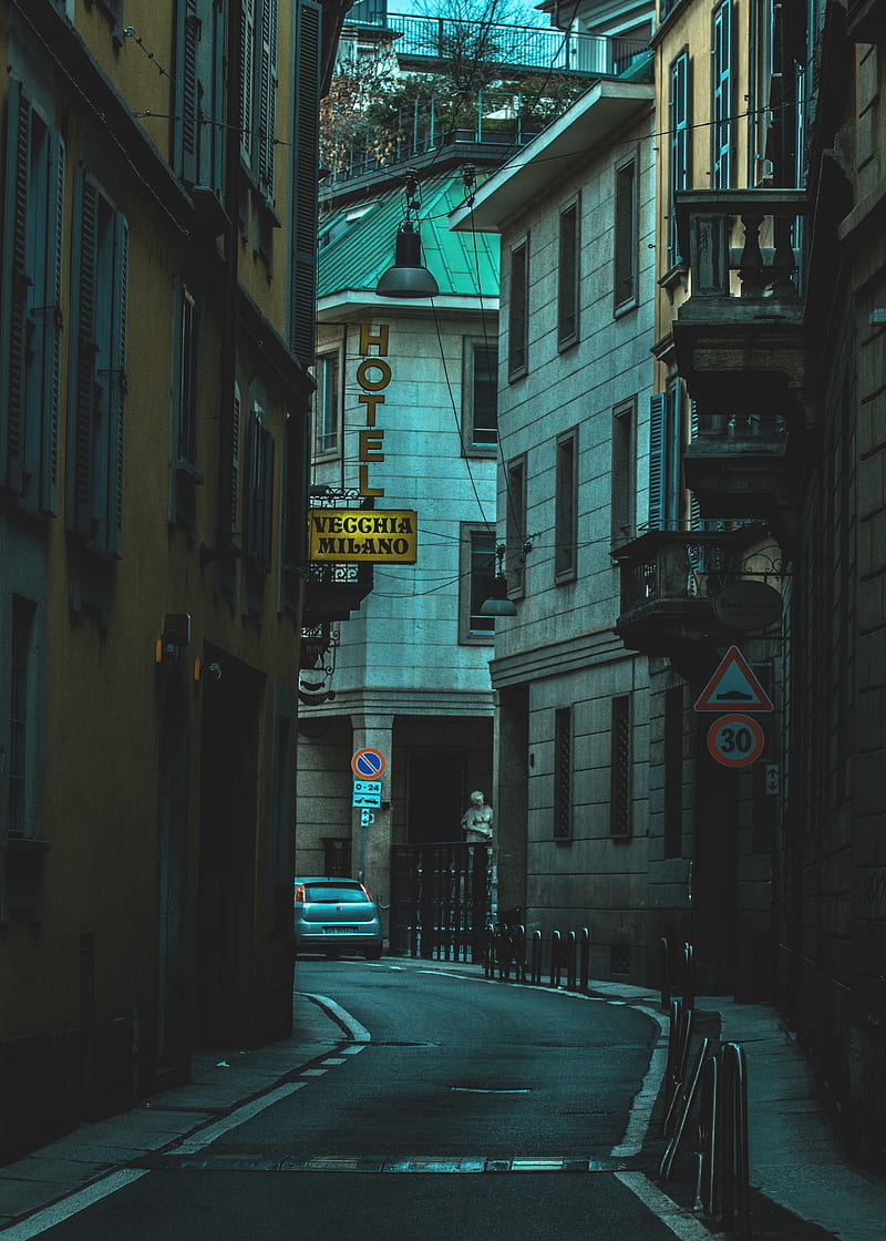 800x1120 HD italy city street wallpaper