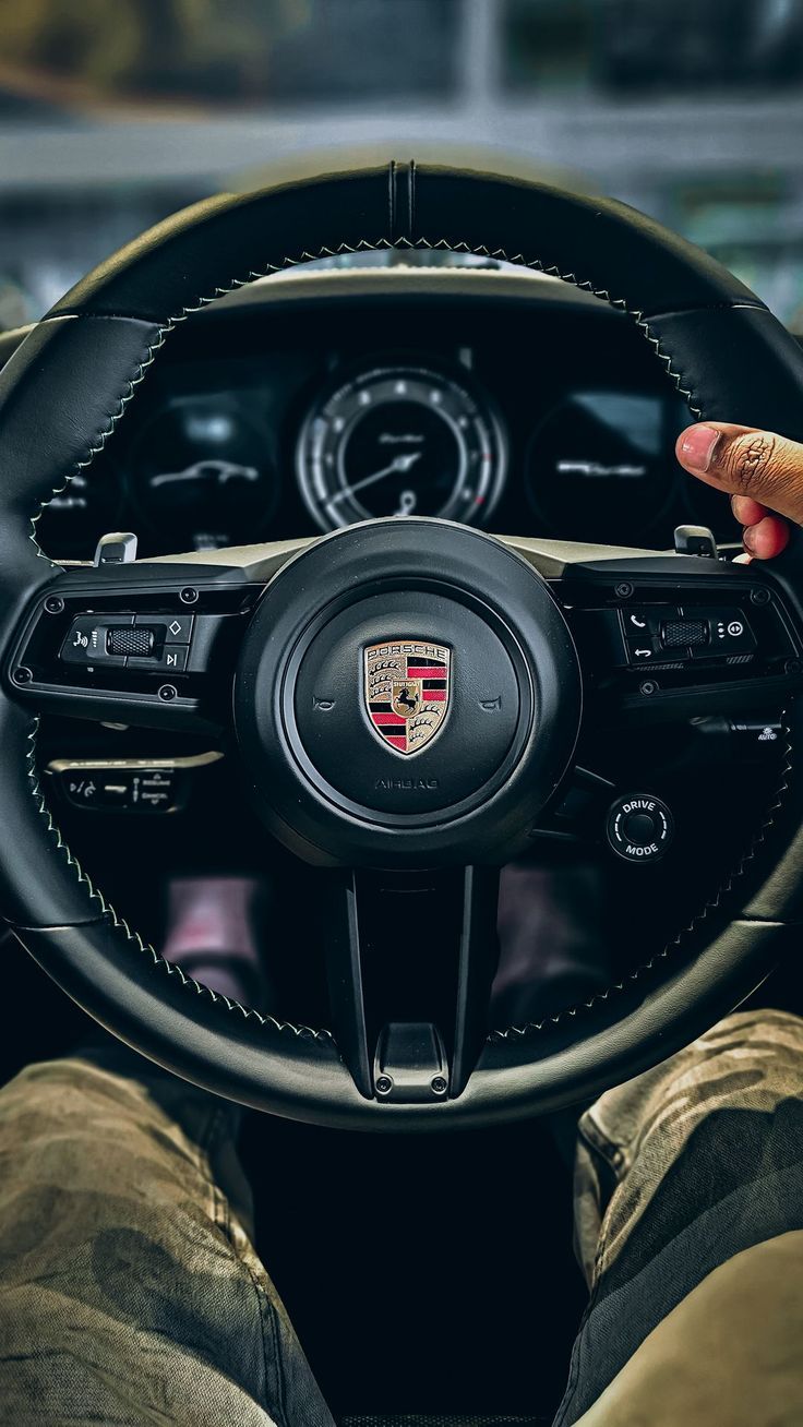 736x1308 Wallpaper porsche, car, steering wheel, dashboard, interior, Cars 4K by abyssal. Download wallpaper porsche, car, steering wheel, dashboard, interior for free