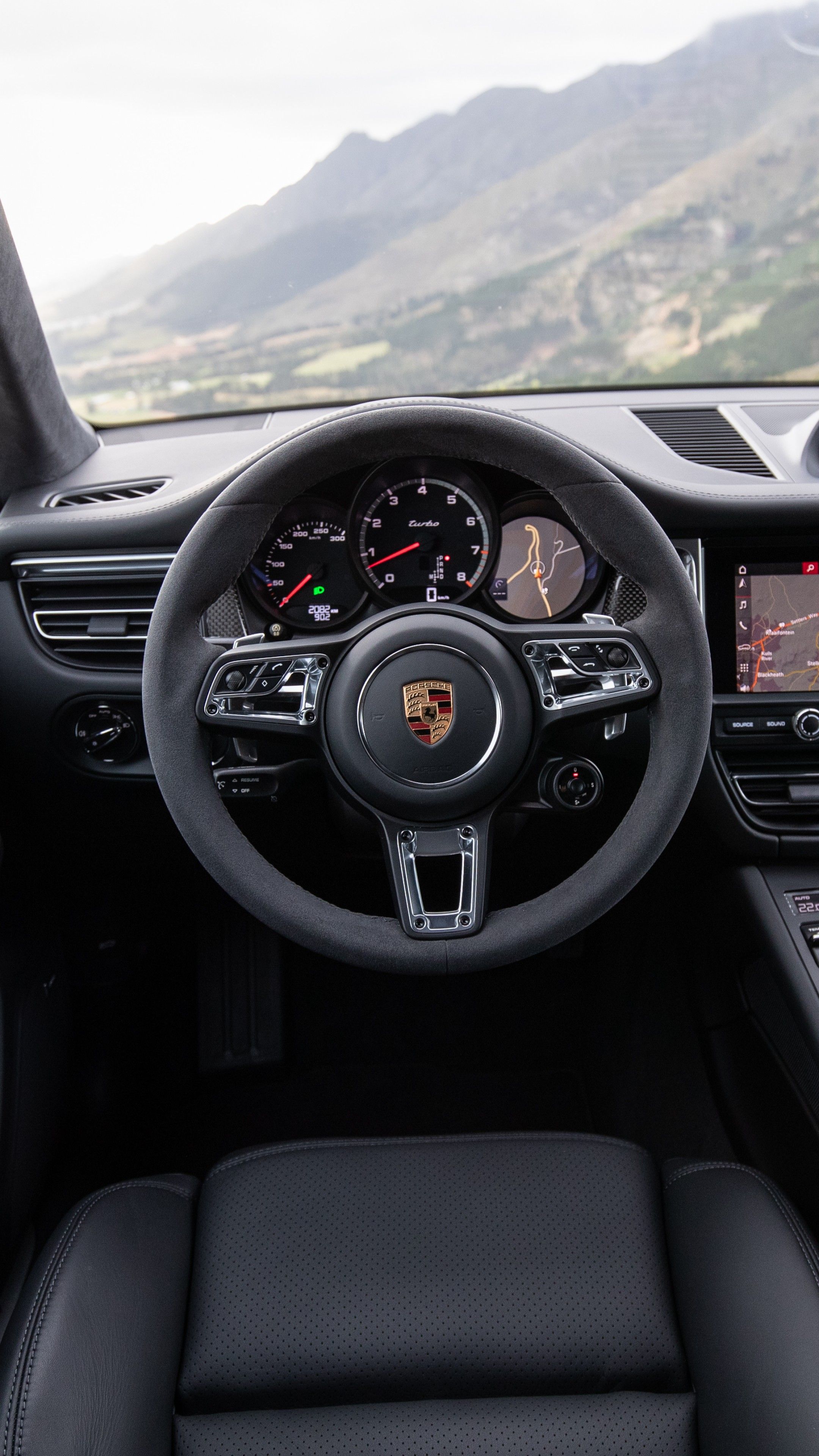 2160x3840 Porsche Interior Wallpaper