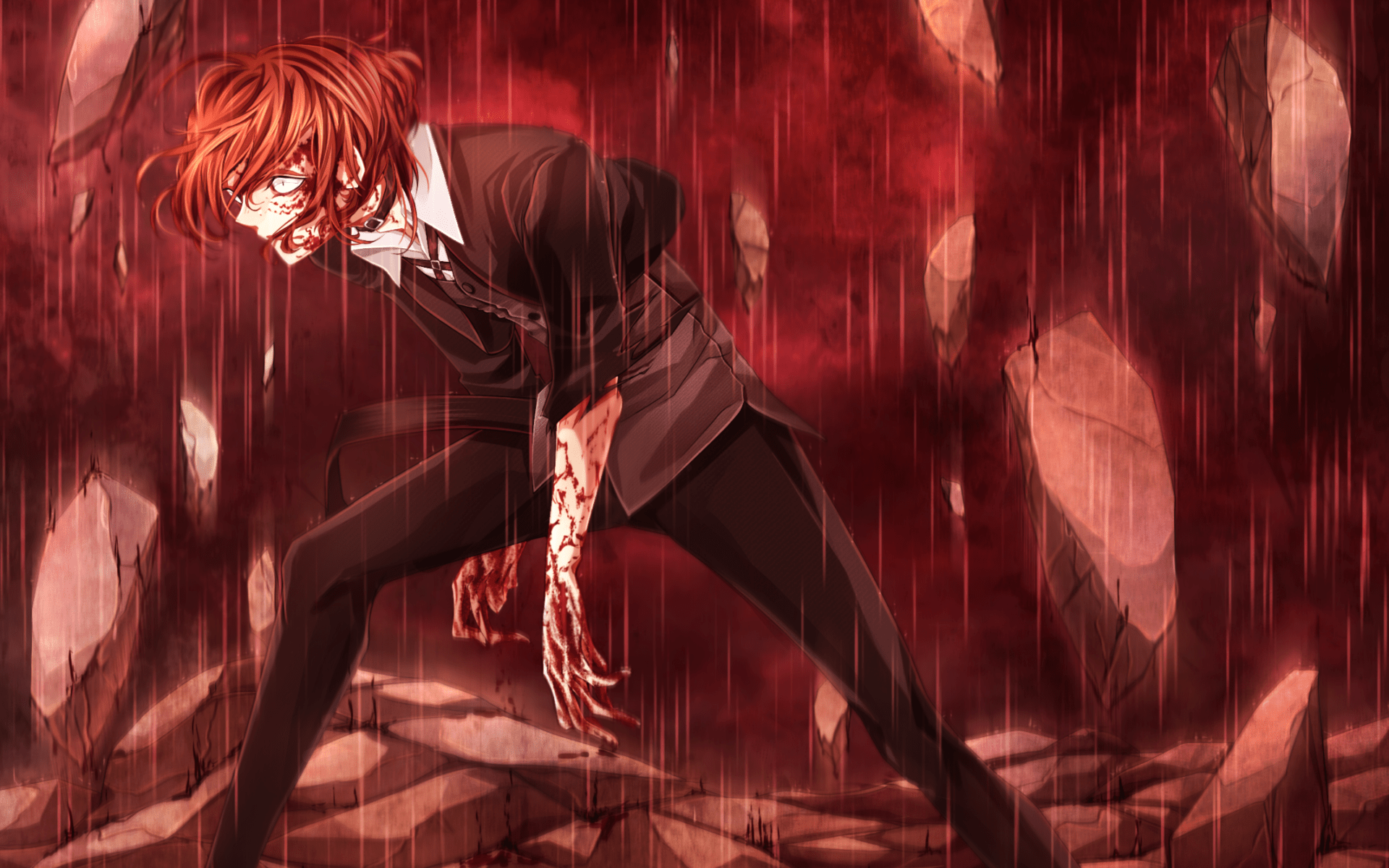 1920x1200 Tải xuống hình nền Chuya Nakahara, manga, Port Mafia