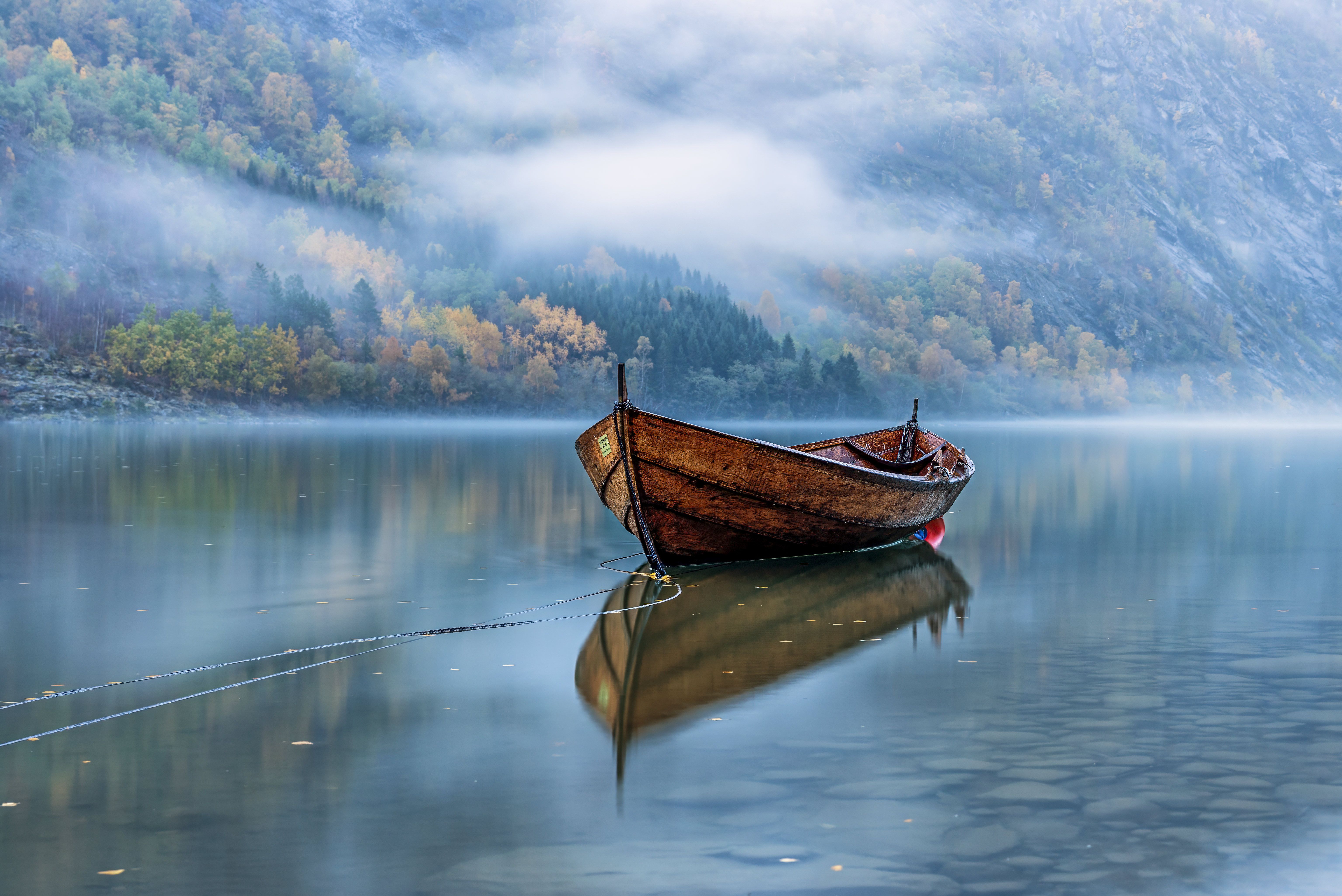 6143x4100 Download Boat Landscape 4k Ultra HD Wallpaper