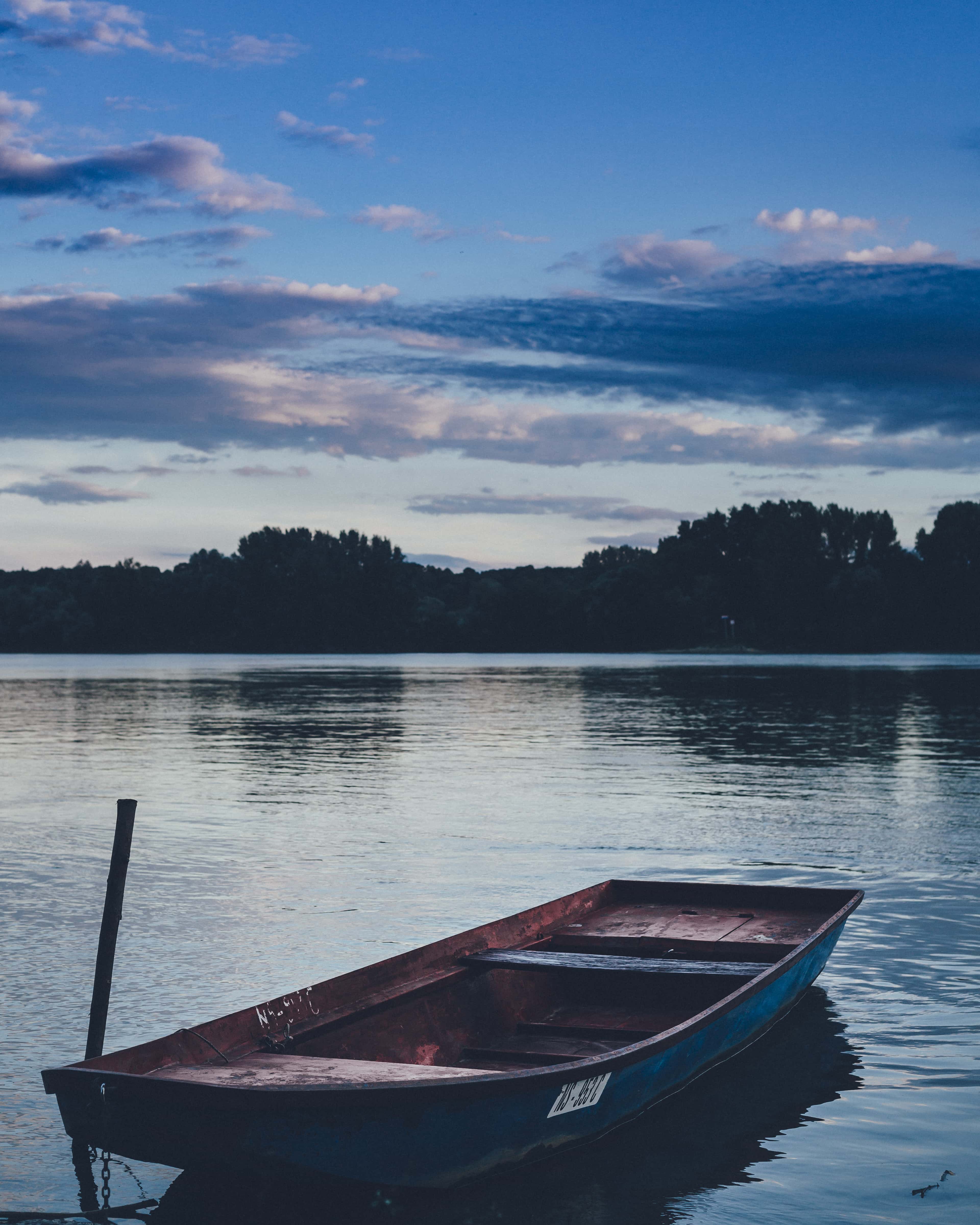 3840x4800 Free picture: lake, boat, water, landscape, reflection, summer, sunset, river, boats, scenic