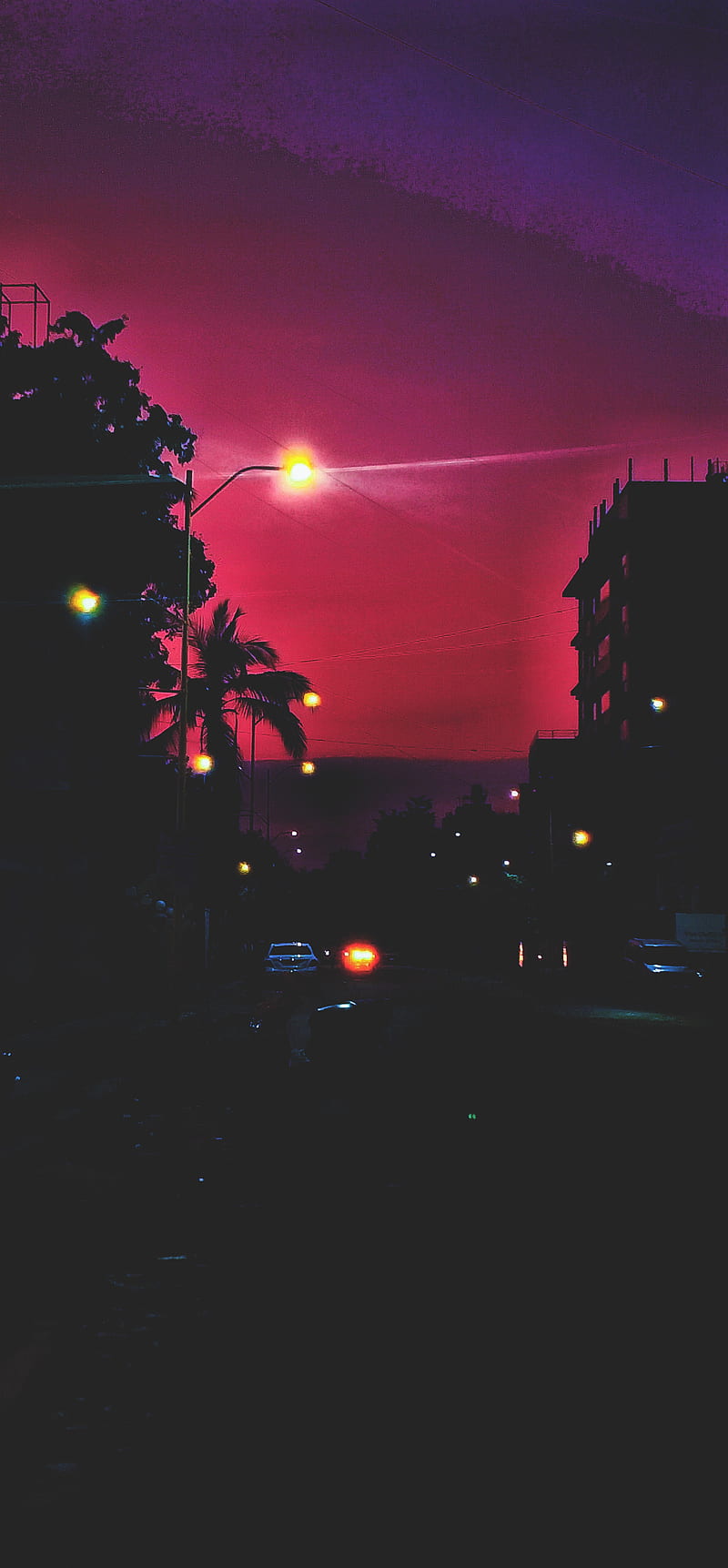 800x1723 Suicidal Skies, lofi, retro vibes, sky, HD phone wallpaper