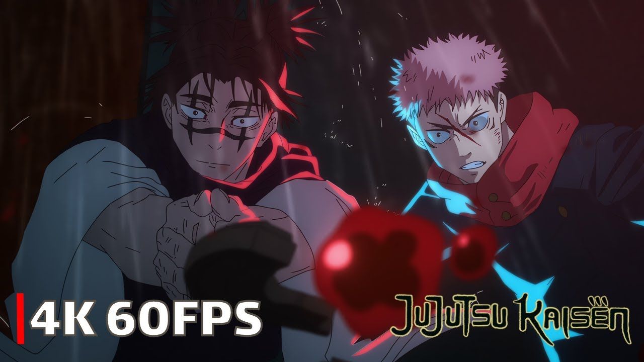 1280x720 Yuji vs Choso 2. Jujutsu Kaisen Season 2 Episode 13K 60FPS