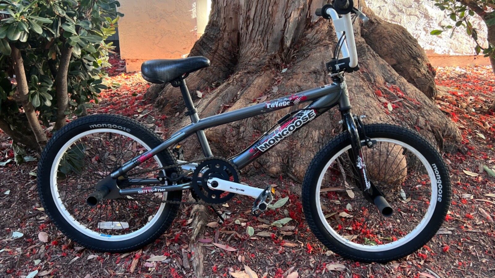 1600x900 Mongoose Ravage Shut Op & Ride 20” BMX Bike Gray