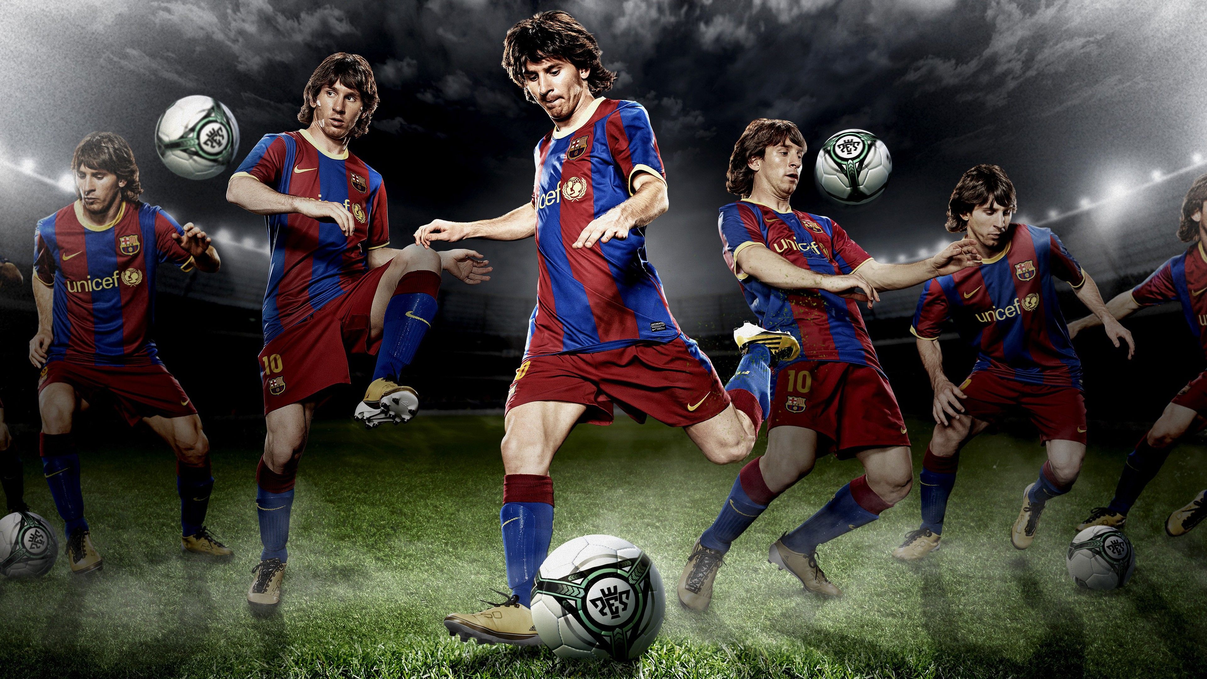 3840x2160 Soccer player Lionel Messi 4K Wallpaper