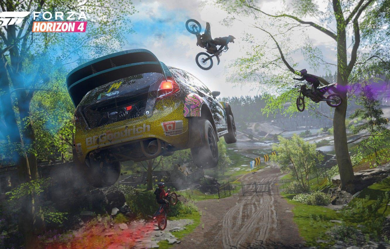 1332x850 Wallpaper Ford, Microsoft, game, Rally, Fiesta, E3 Forza Horizon - for desktop, section игры