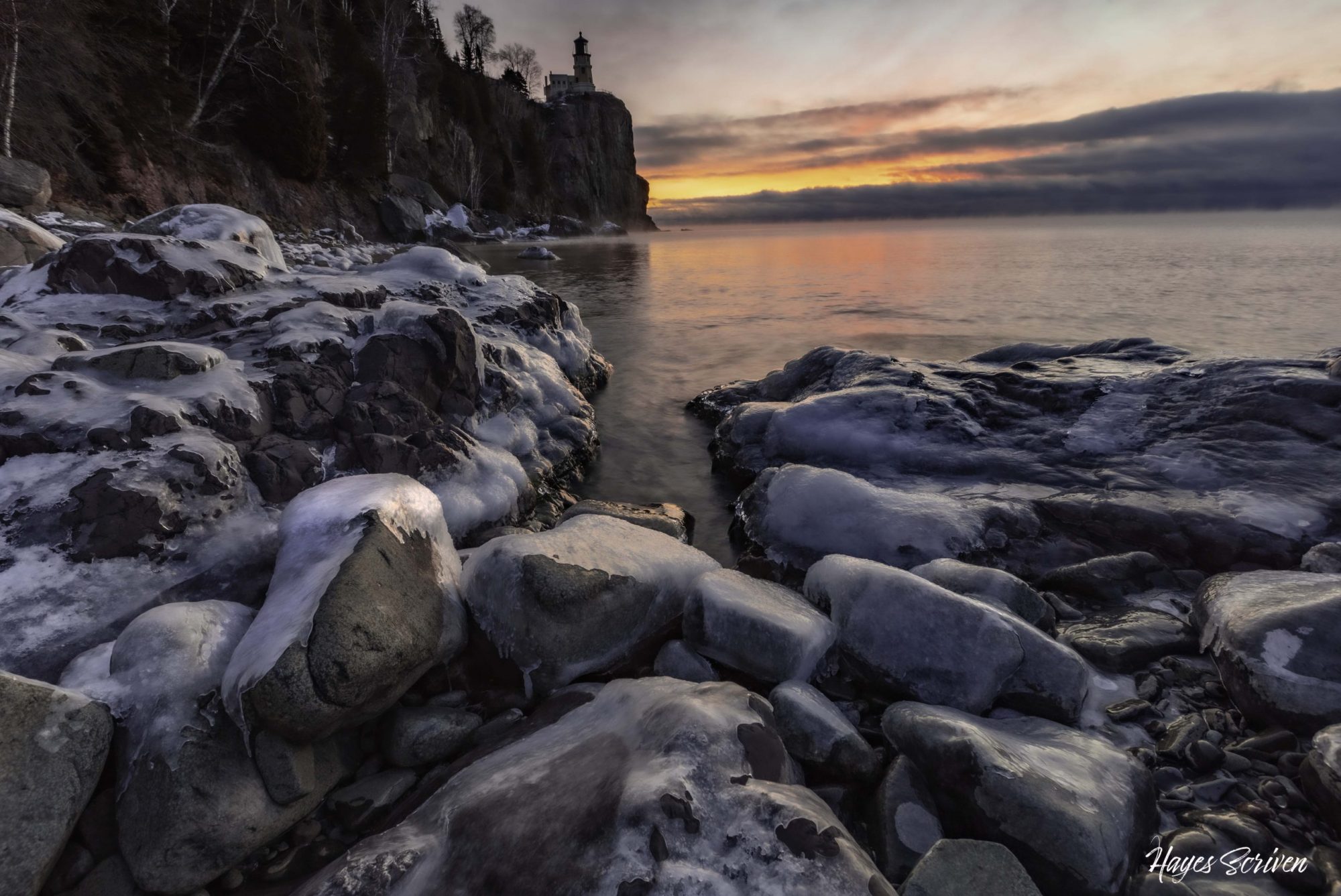 2000x1337 Split Rock Lighthouse: A Sweet Winter Treat Shore Explorer, Minnesota, Lake Superior